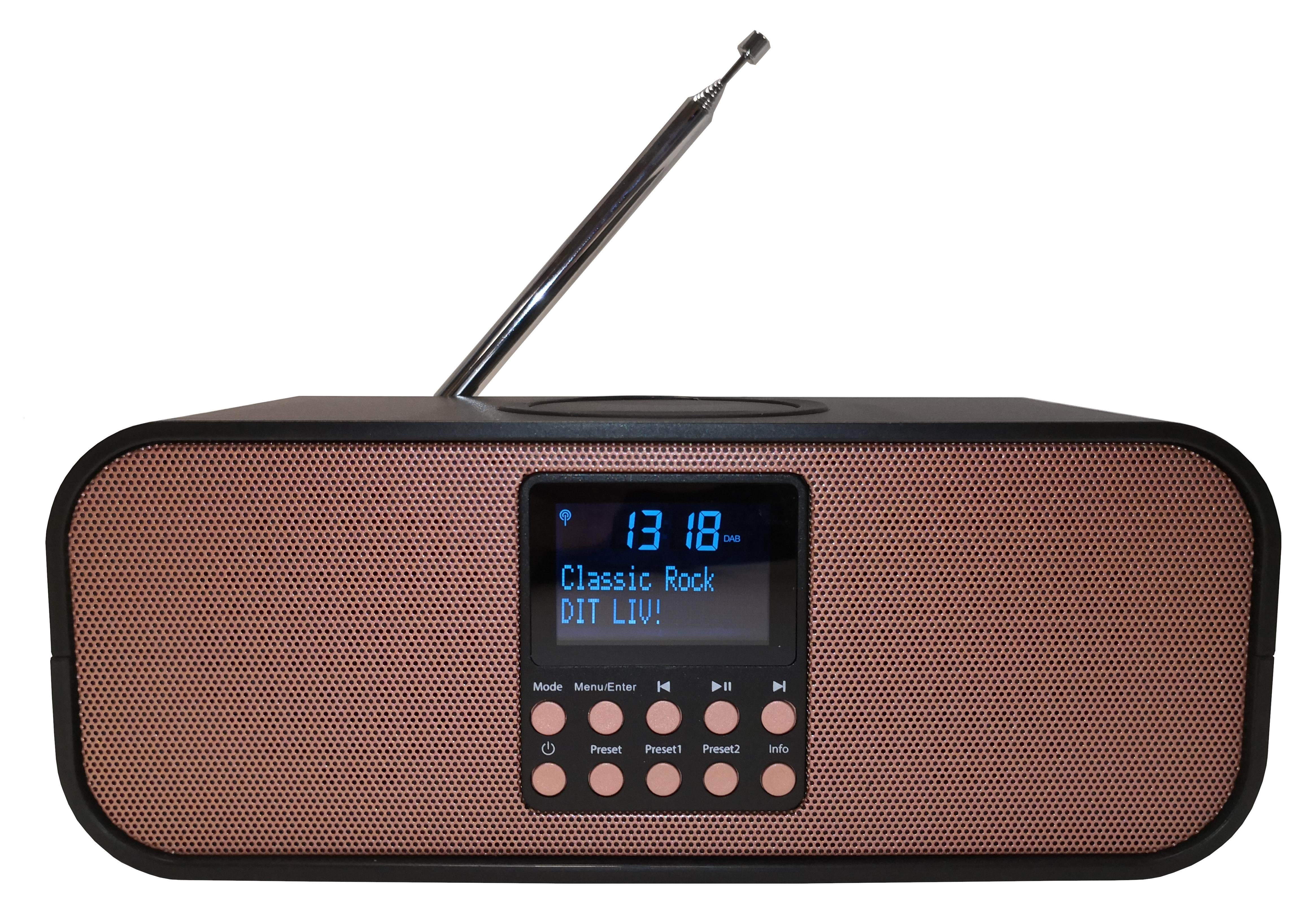 Scansonic Pa8001 Dab+ Radio With Wireless Charger - Dab+/FM - Schwarz - Dab Netzwerk Und Radiowecker