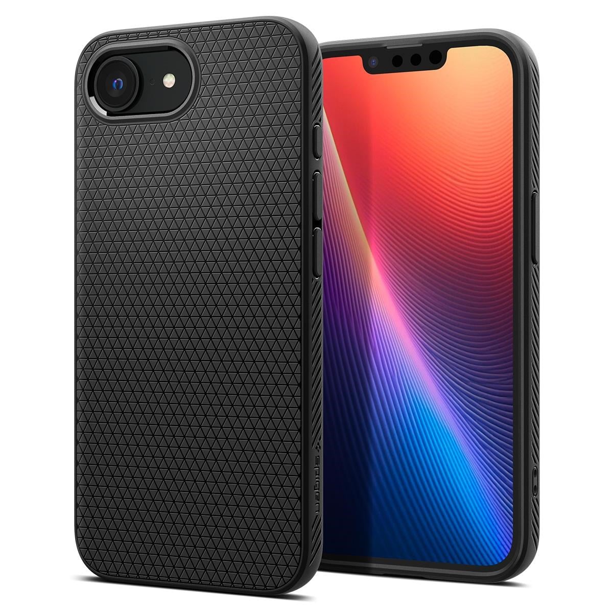 Spigen Liquid Air Magsafe - Matte Black - Iphone 17e/16e - Handys Cover Cases