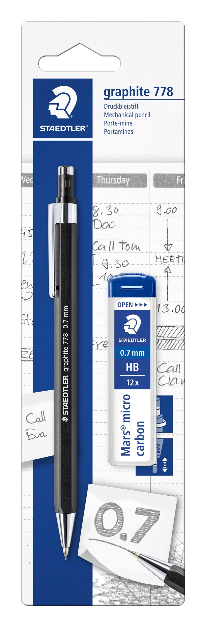 Staedtler Mechanical Pencil 778 07 + Leads bc - Utensilien Zum Schreiben Und Zeichnen 7787abk25d