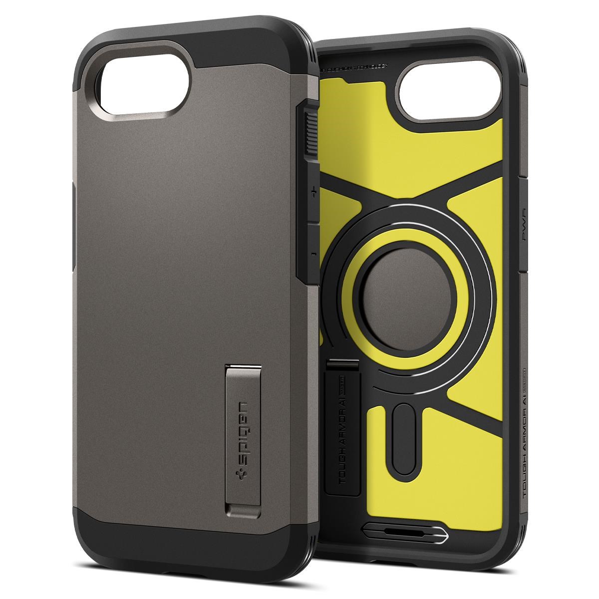 Spigen Tough Armor Magsafe - Gunmetal - Iphone 17e/16e - Handys Cover Cases Acs09136