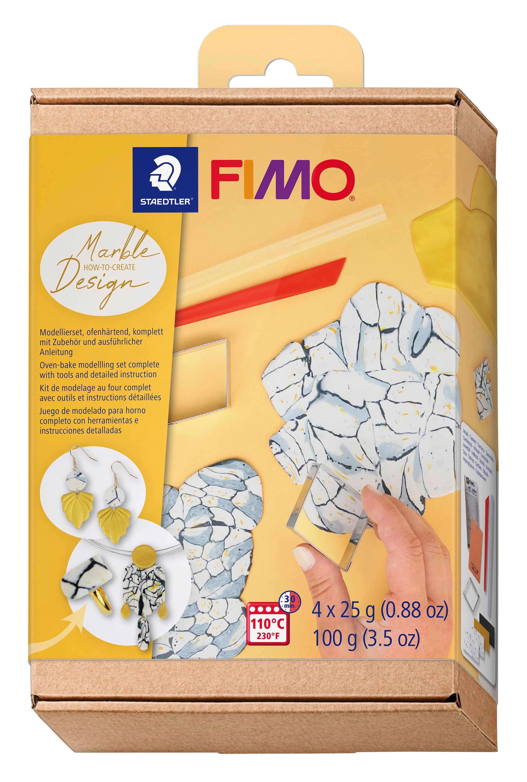 Staedtler Set Mod. Clay Fimo Htc Marble Desig - Hobby Zubehoer