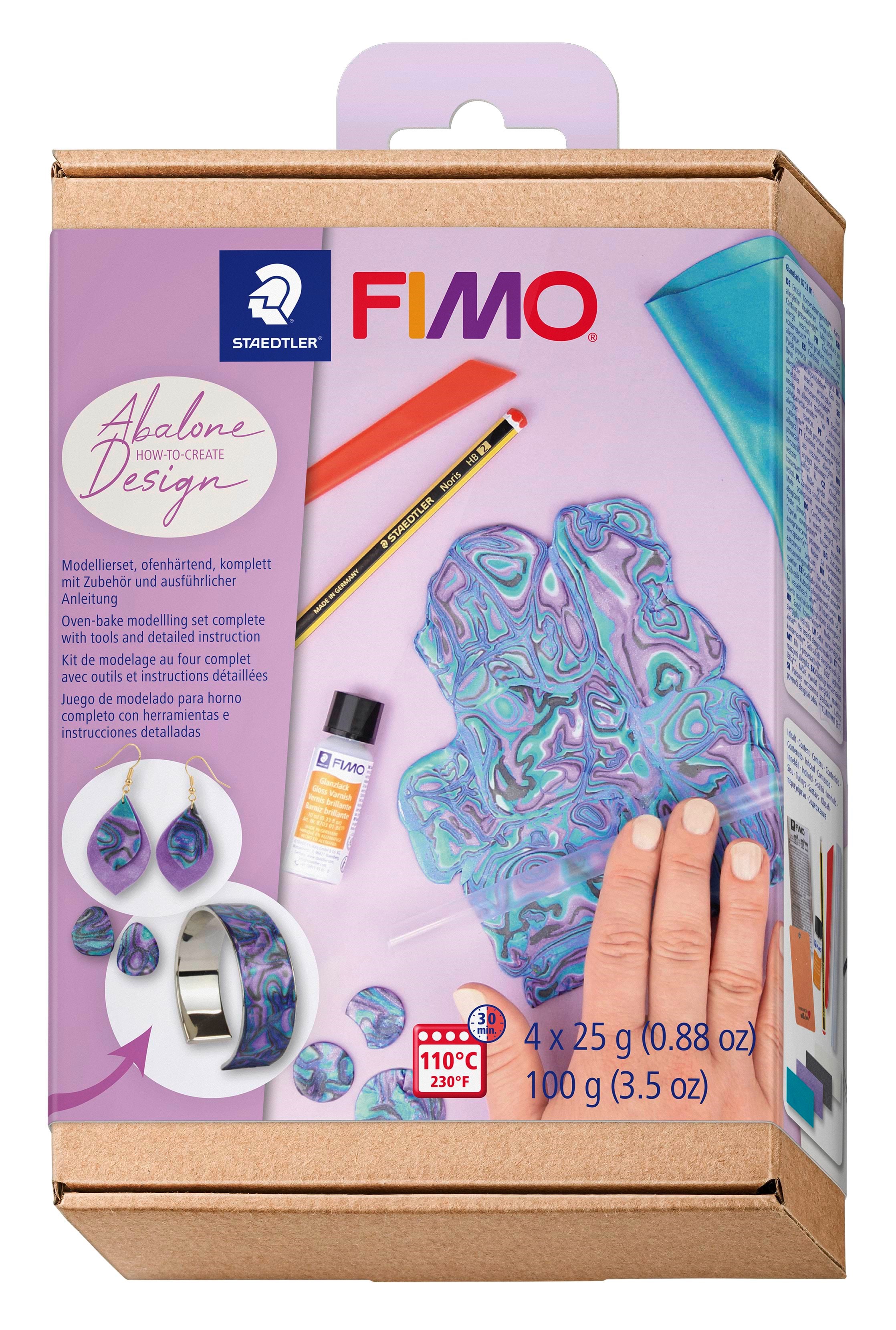 Staedtler Set Mod. Clay Fimo Htc Abalone Desi - Hobby Zubehoer 8025 Htc4