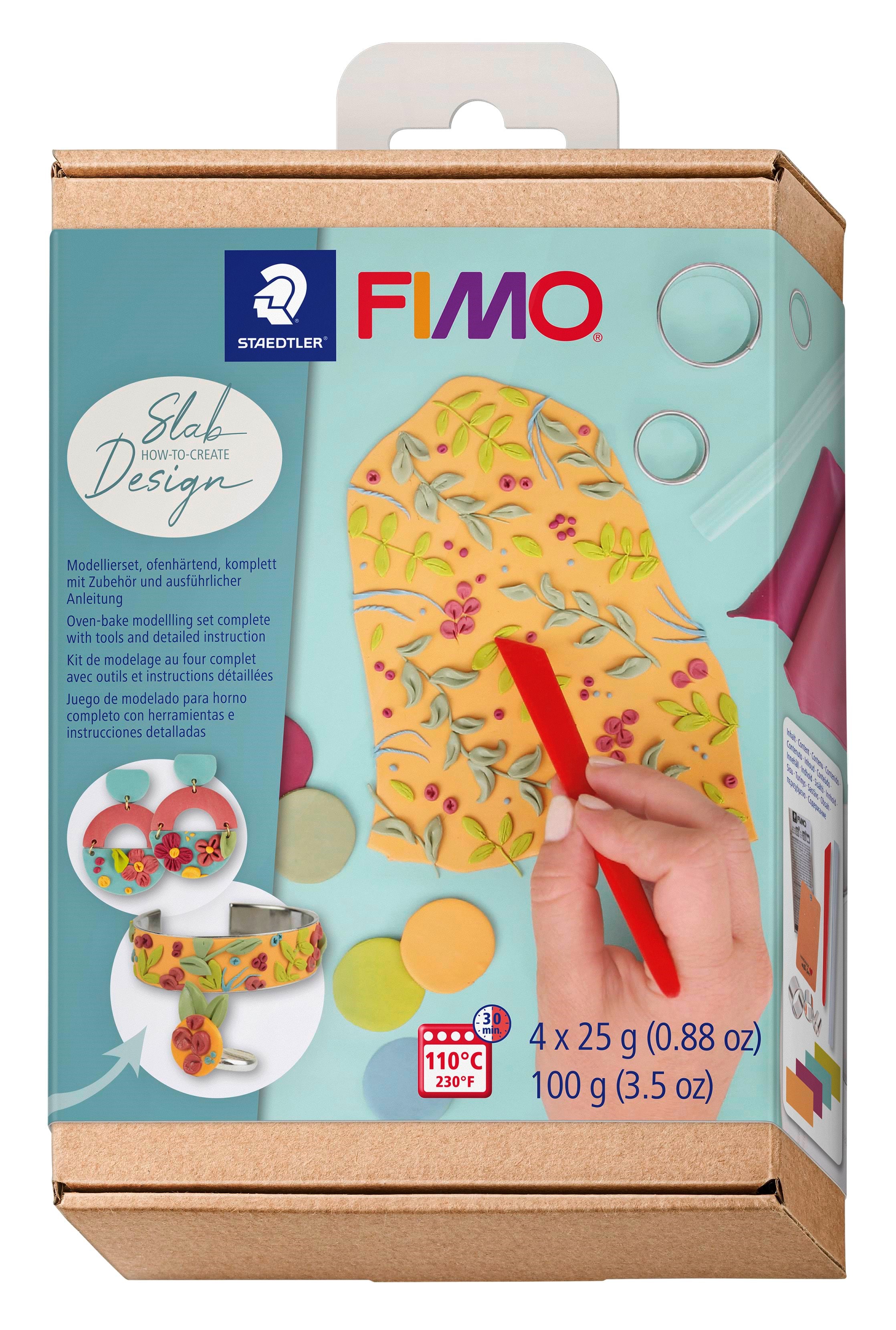 Staedtler Set Mod. Clay Fimo Htc Slab Design - Hobby Zubehoer