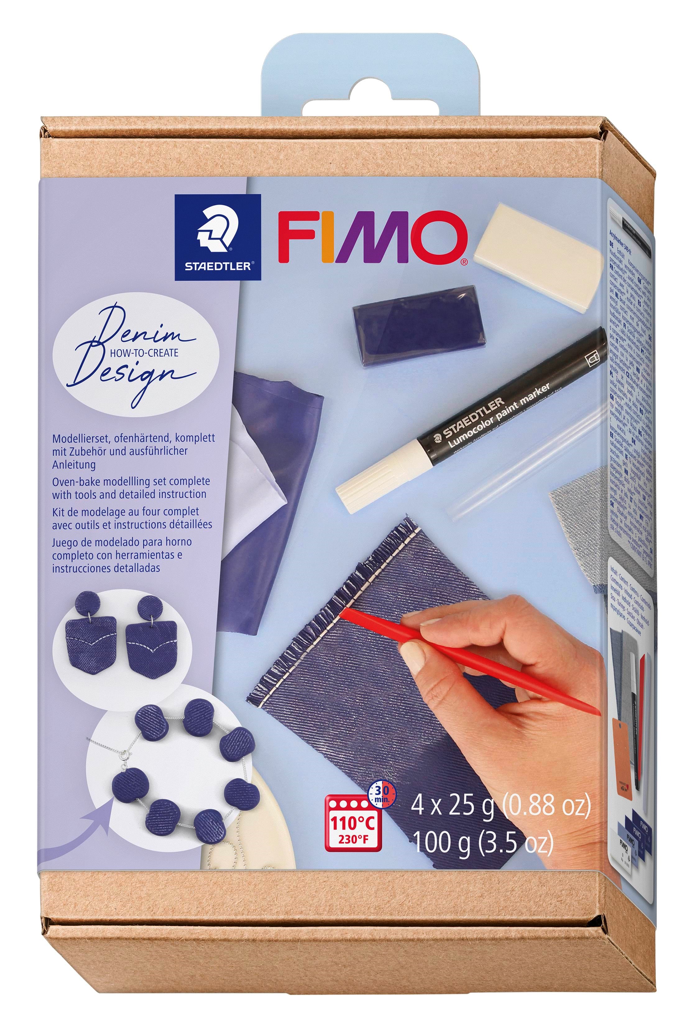 Staedtler Set Mod. Clay Fimo Soft Ht Denim-ef - Hobby Zubehoer 8025 Htc2