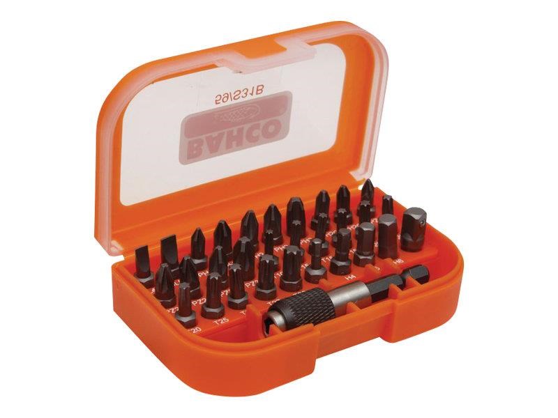 Bahco Screwdriver Bit And Bit Adapter Set - 31 Pieces - Bohrer Bits 59/s31b