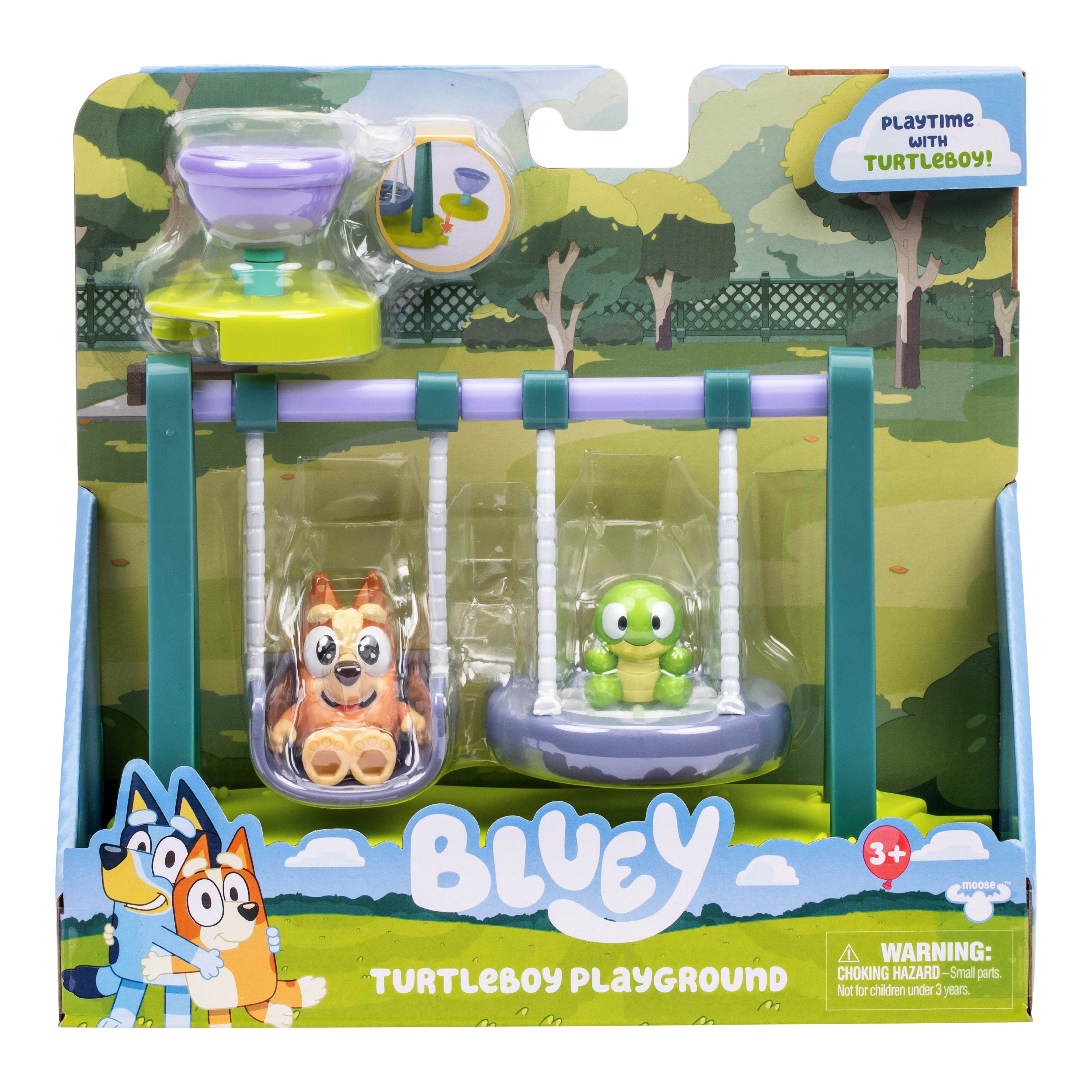 Bluey Playground Playset With Wide-eyed Bingo & Turtleboy - Spielsets 90316