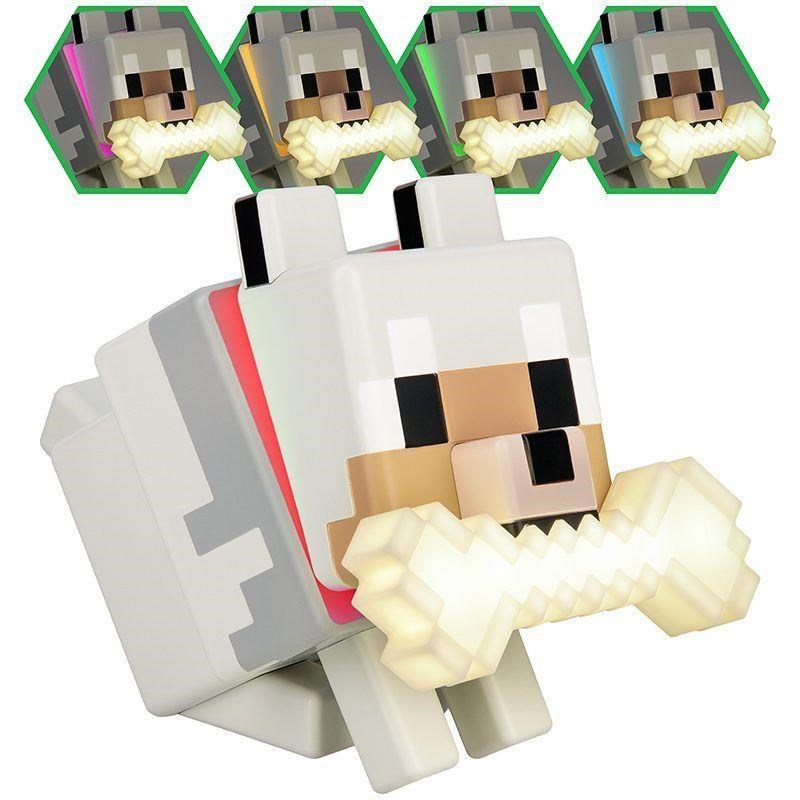 Paladone Minecraft Wolf Globuddies Light - Kinder Lampen Pp14761mcf