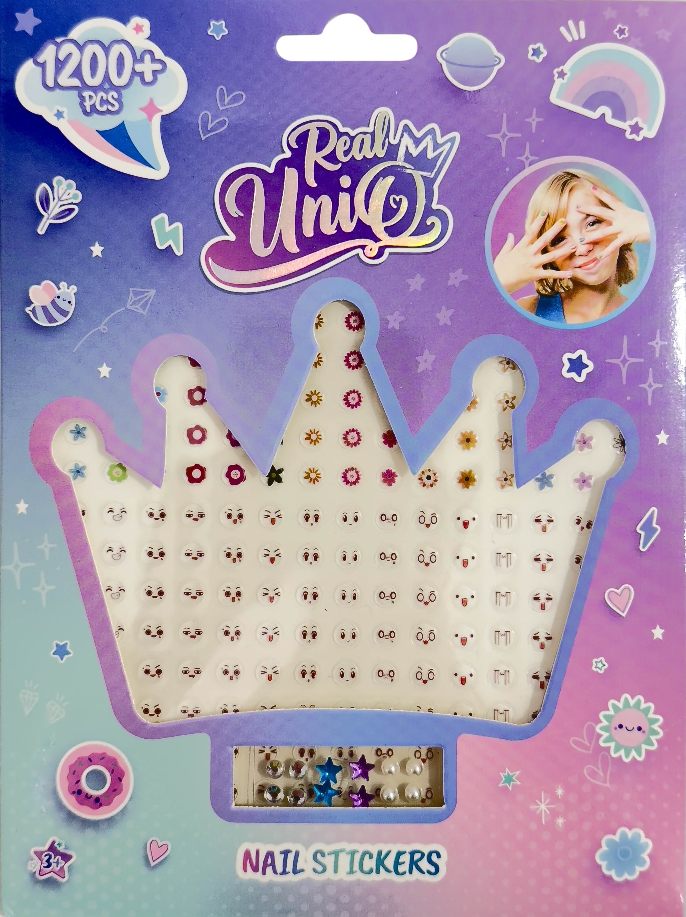 Real Uniq Nail Stickers - Kreativ Spiele