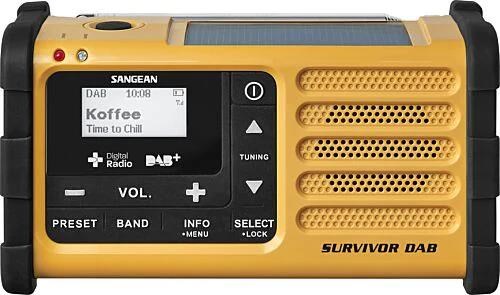Sangean Mmr-88 - Handcrank - Solar Radio - Am/fm/weather - Dab Netzwerk Und Radiowecker