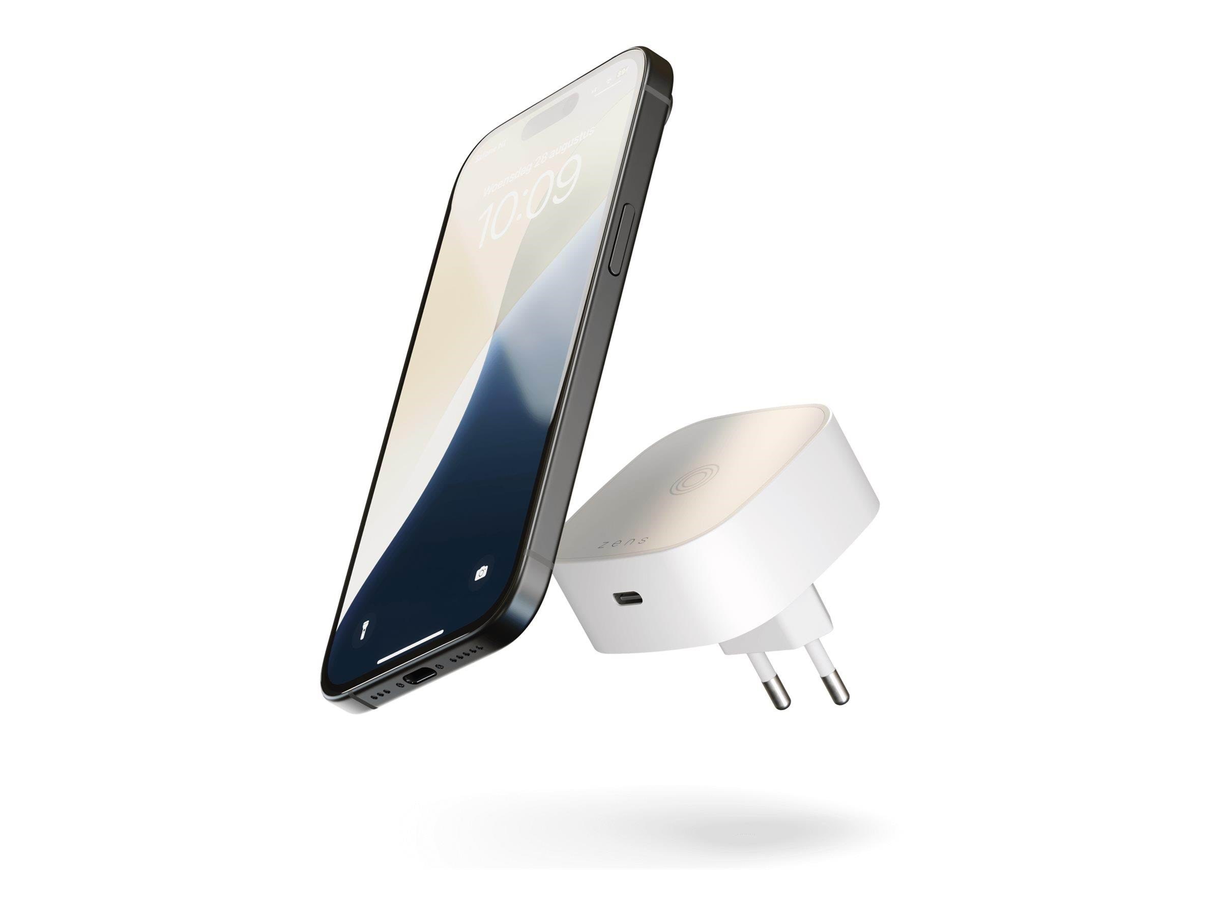Zens Wireless Charging Adapter White - Handys Adapter Und Ladegeraete Zesc18w/00