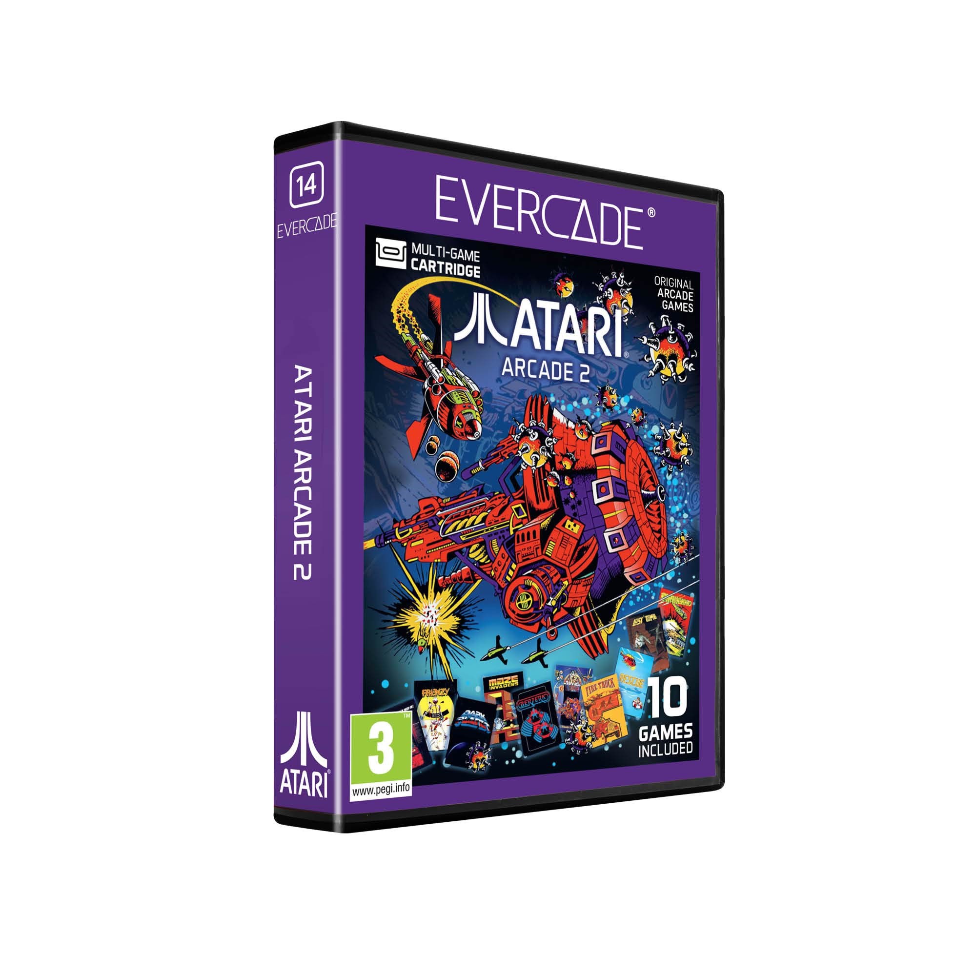 Atari Arcade 2 - Evercade - Retro - Pegi 3 - Spiele 5060990240980