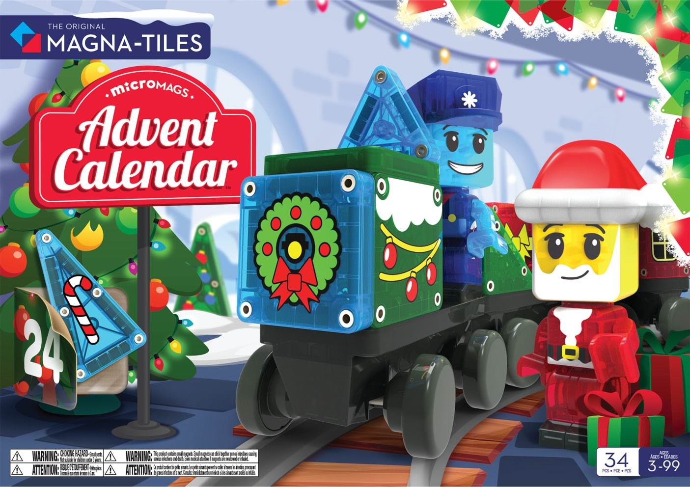 Magna-tiles Advent Calendar 34 Pcs. - Adventskalender