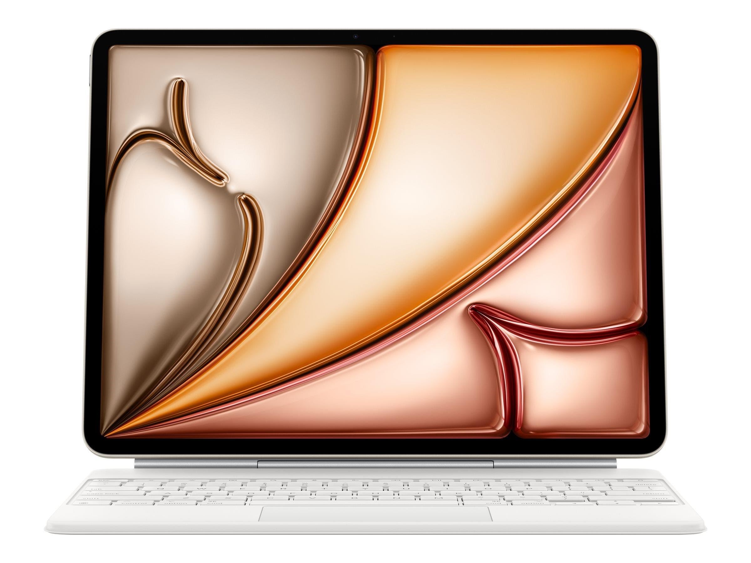 Apple Magic Keyboard For Ipad Air 13" M4 | M3 | M2 - Danish - White - Tastatur & Folio-set - Dänisch - Weiss - Tastaturen