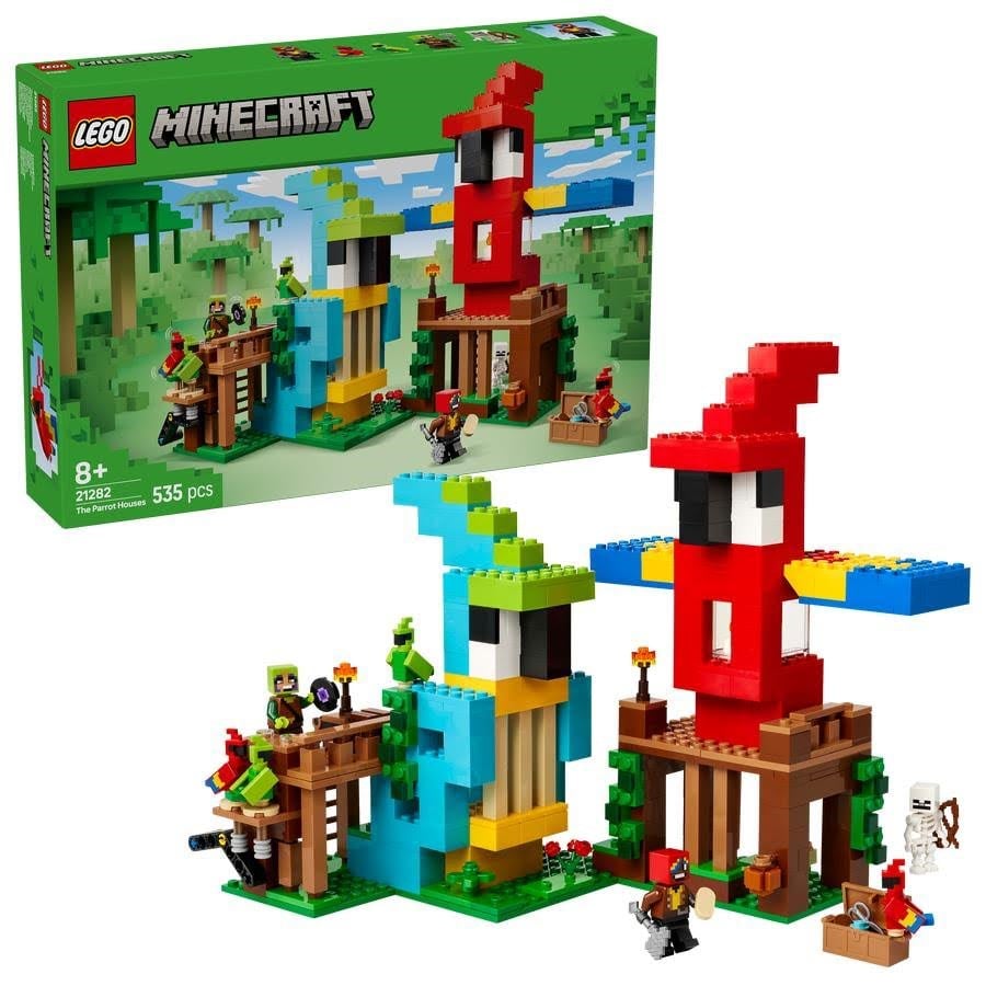Lego Minecraft 21282 Die Papageienhäuser