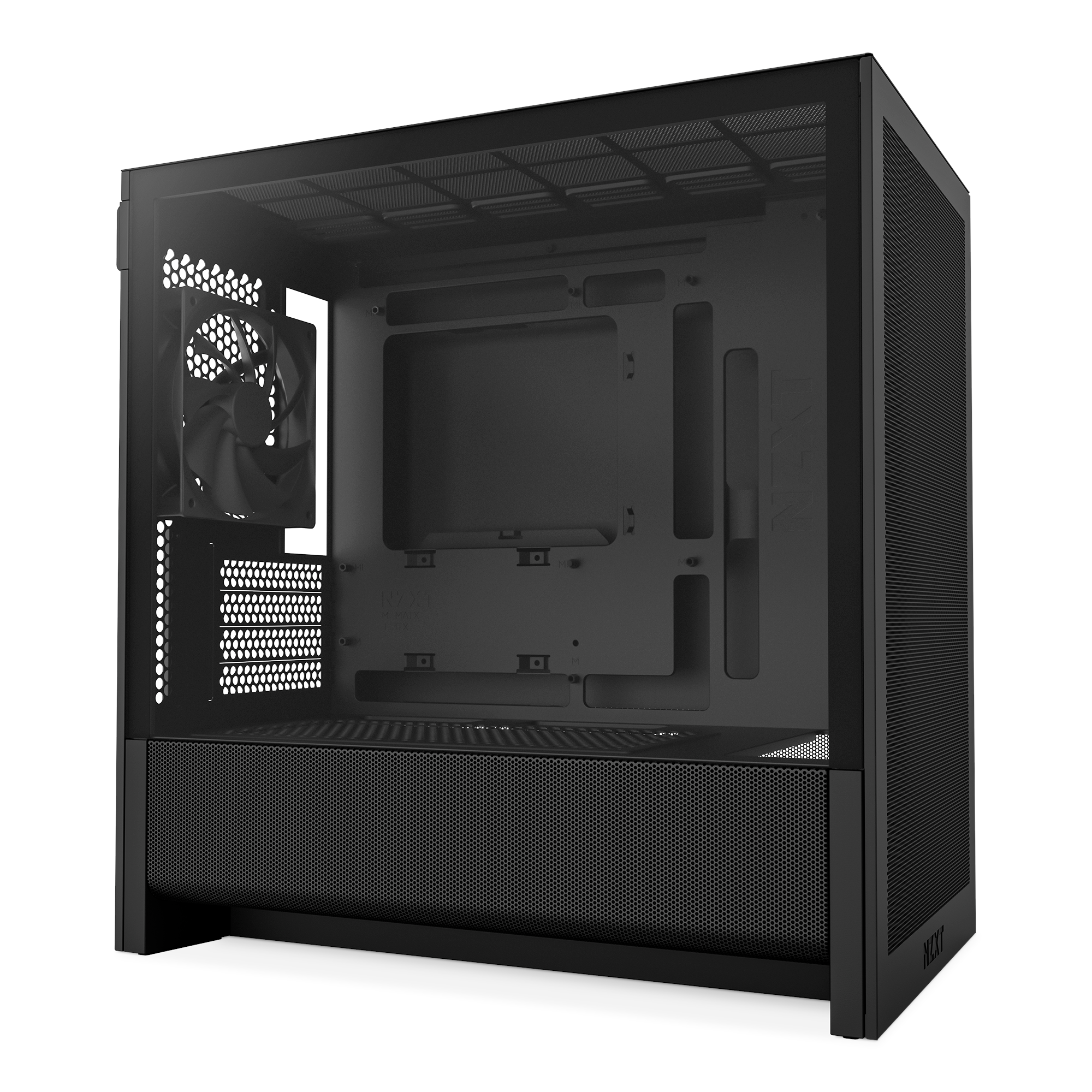 Nzxt H3 Flow (2025) - All Black - Gehäuse - Miditower - Schwarz - Gehaeuse Cc-h31fb-01