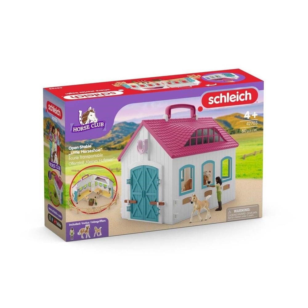 Schleich Offener Stall Little Horseshoe 42703