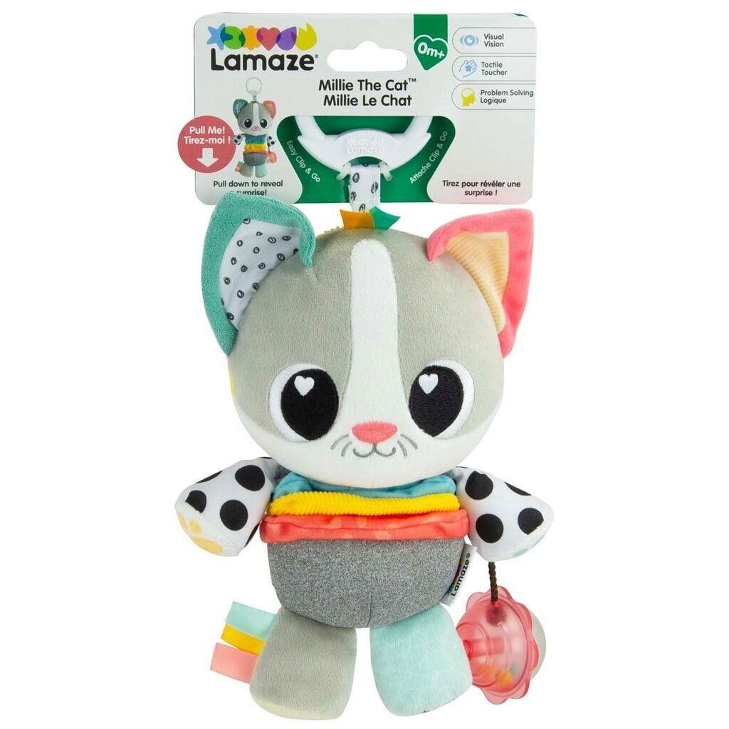 Lamaze Long Cat Clip And Go - Baby Spielzeug