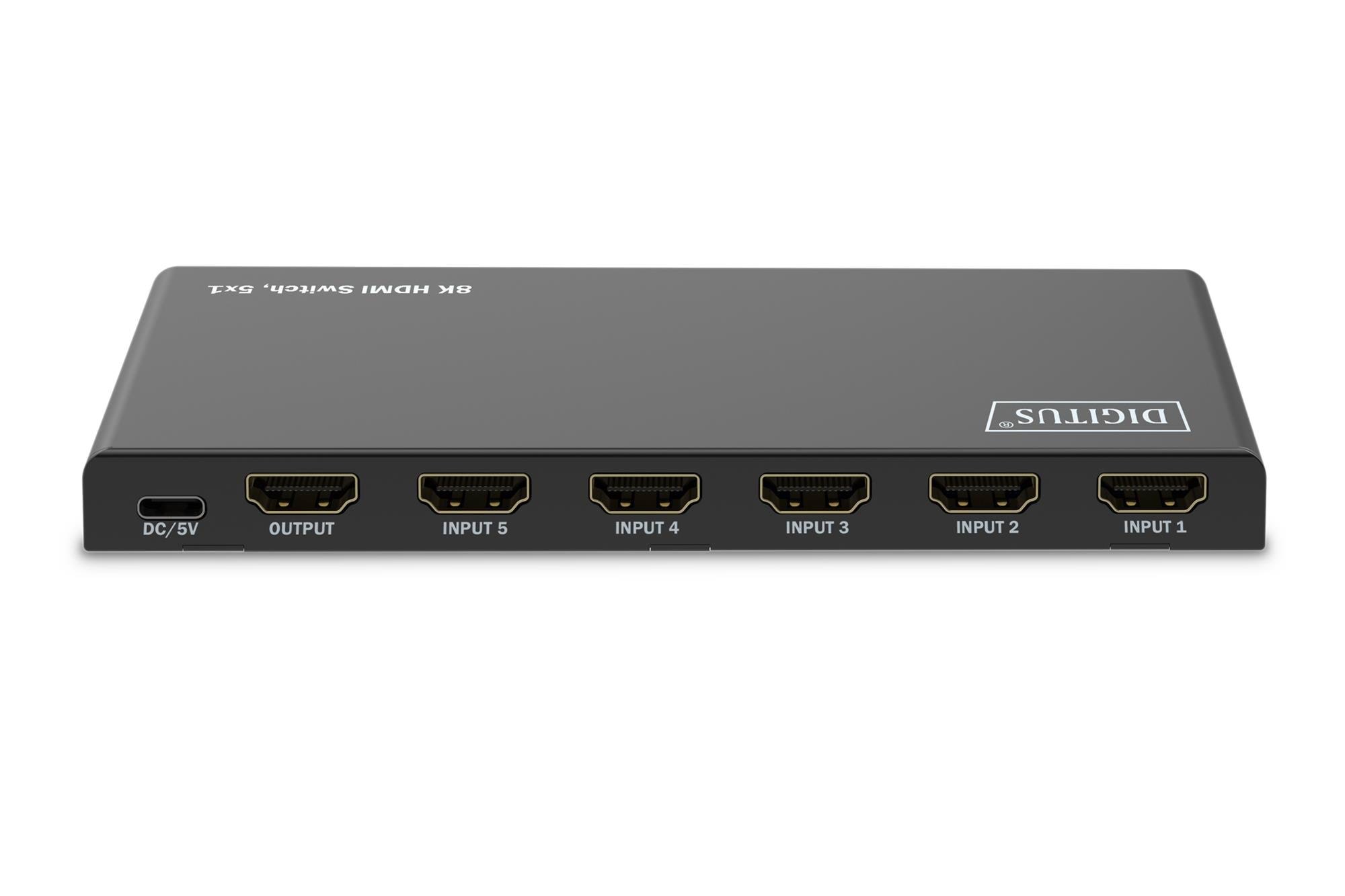 Digitus 5x1 Hdmi Switch - Video Audio Switcher