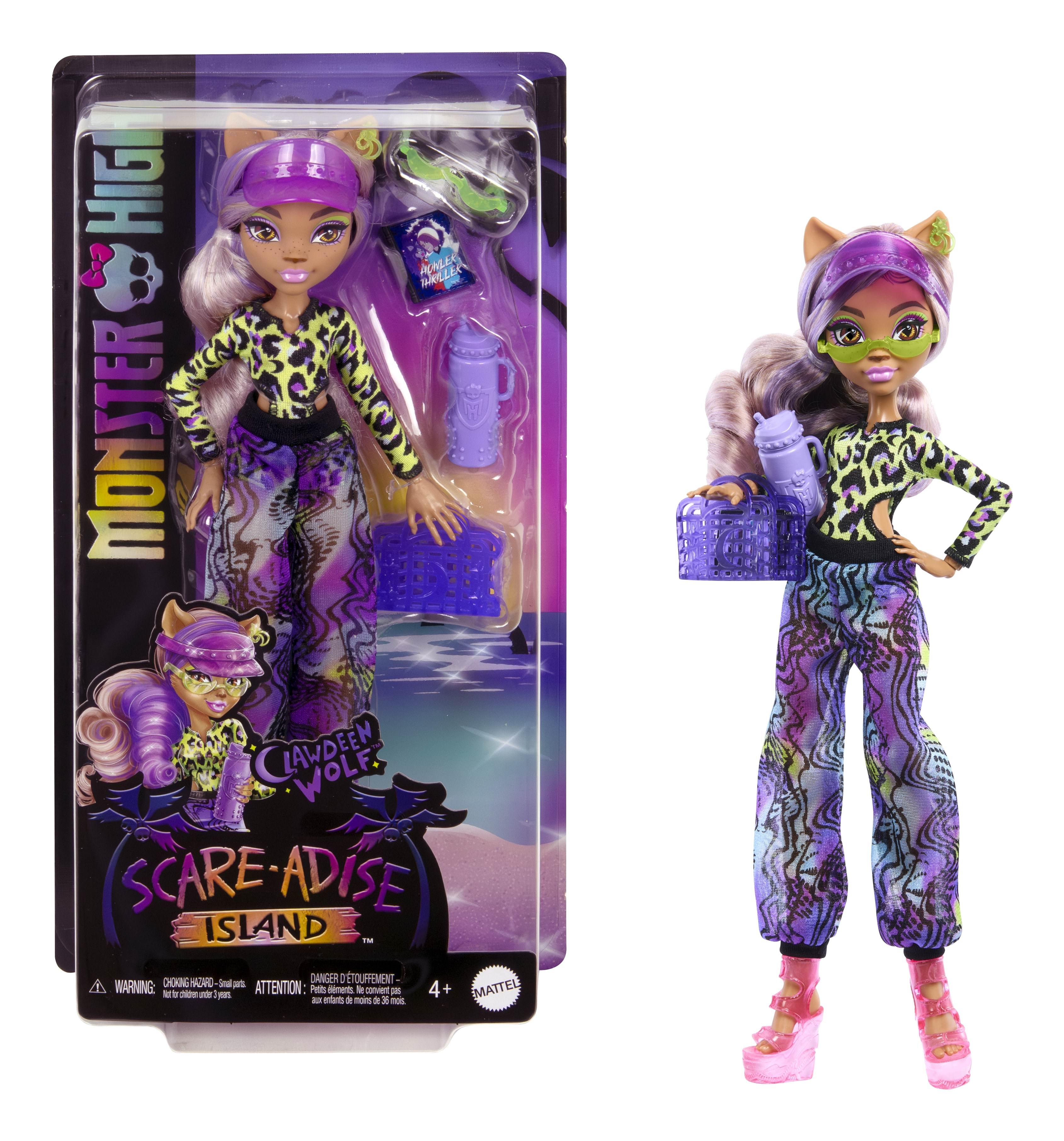 Monster High Scare-adise Island Clawdeen Puppe - Dolls Accessories
