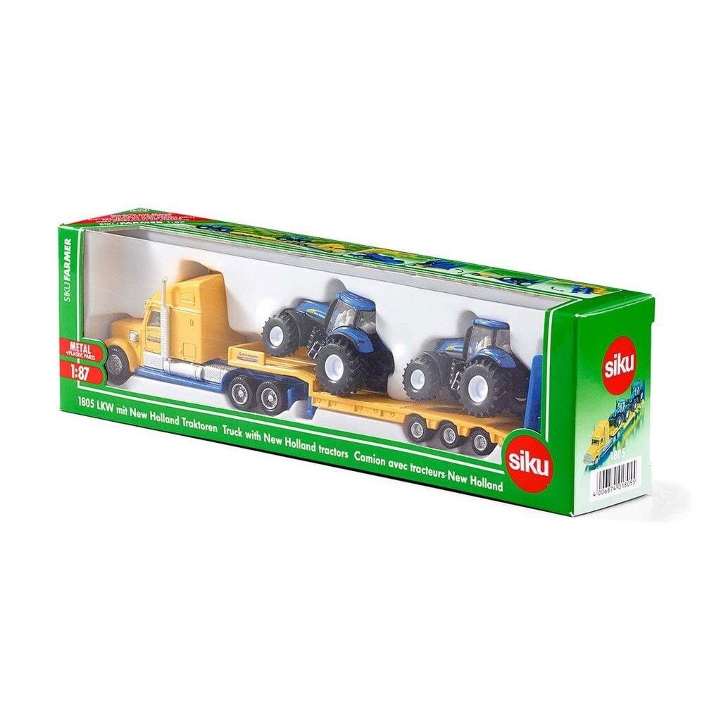 Siku 1:87 Truck With New Holland Tractors - Spielzeugauto