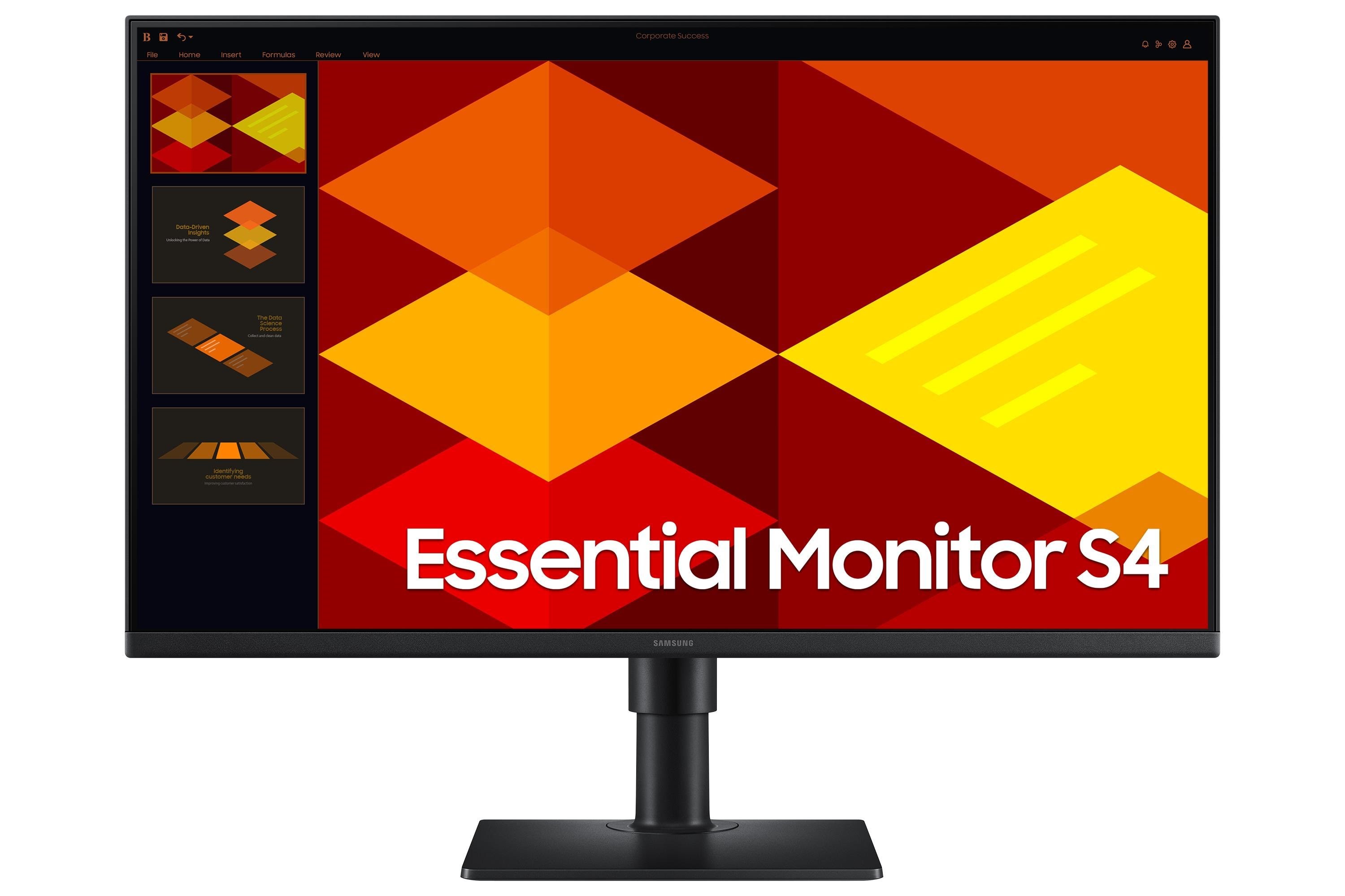 27" Samsung S27d406gau - 1920x1080 (Fhd) - 100hz - Ips - Bildschirm Black Ls27d406gauxen