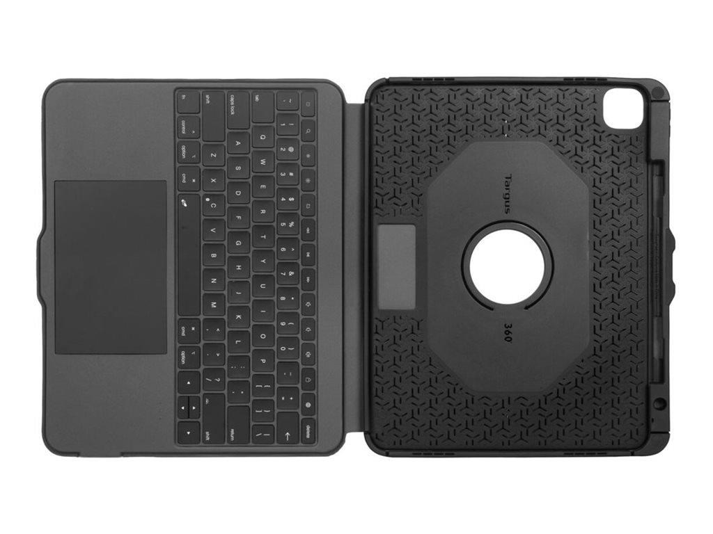 Targus Versavu - Keyboard And Folio Case - Tastatur & Folio-set - Nordic Iso - Schwarz - Tastaturen