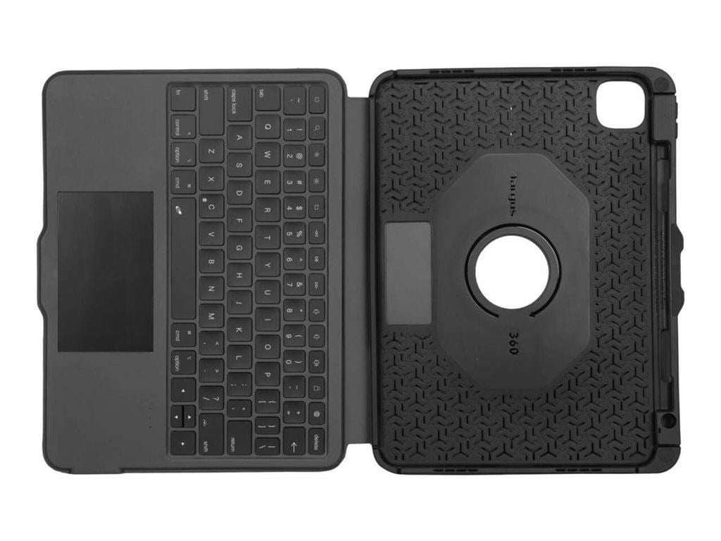Targus Versavu - Keyboard And Folio Case - Tastatur & Folio-set - Nordic Iso - Schwarz - Tastaturen Thz988no