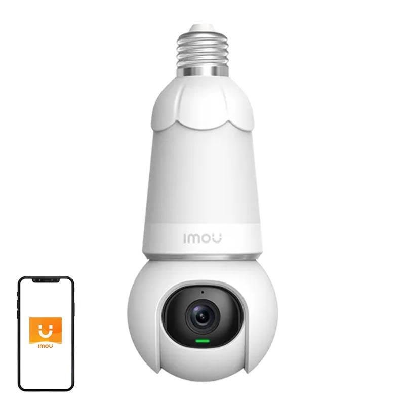 Imou 2-in-1 Bulb And 360° Outdoor Camera Wifi Bulb Cam 5mp - Netzwerkkamera Ipc-s6dp-5m0web-e27
