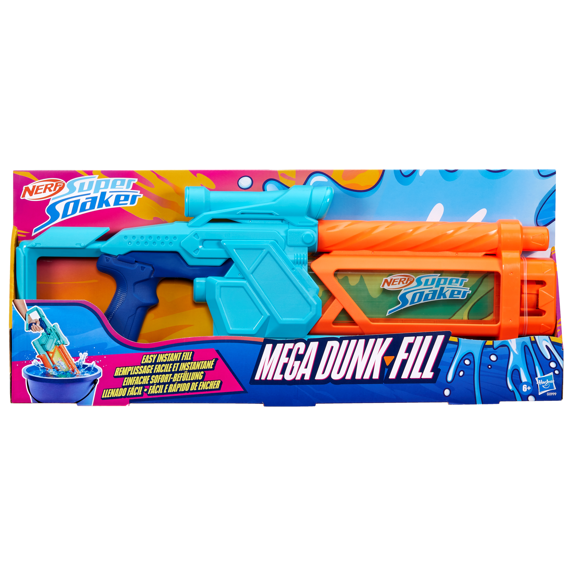 Nerf Super Soaker Mega Dunk-fill Wasserblaster 1005 ml - Wasserspielzeug