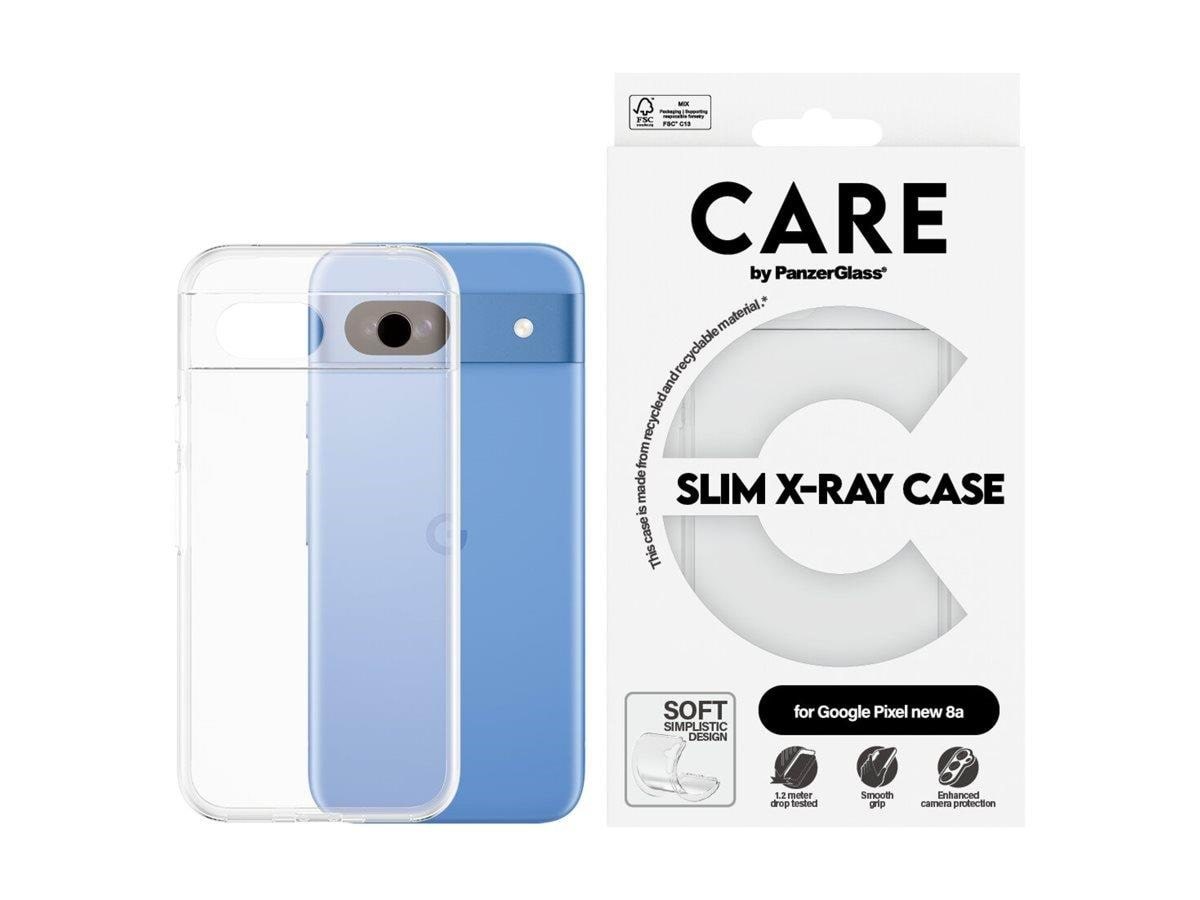 Care by Panzerglass Fashionable Case Transparent X-ray Soft Basic Google Pixel 9a 5G - Handys Cover Cases