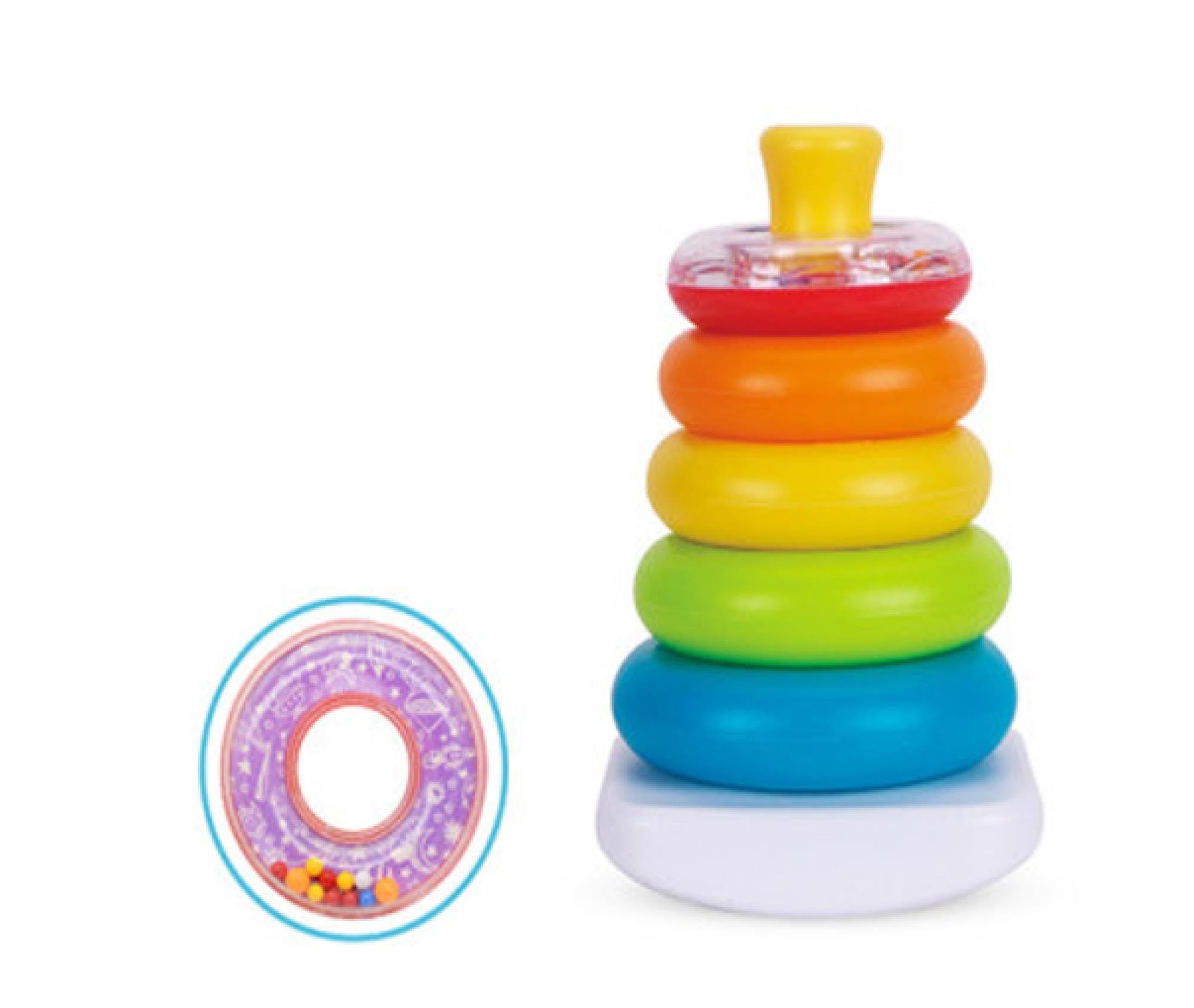 Happy Baby Rock A Stack Tower - Baby Spielzeug 502228