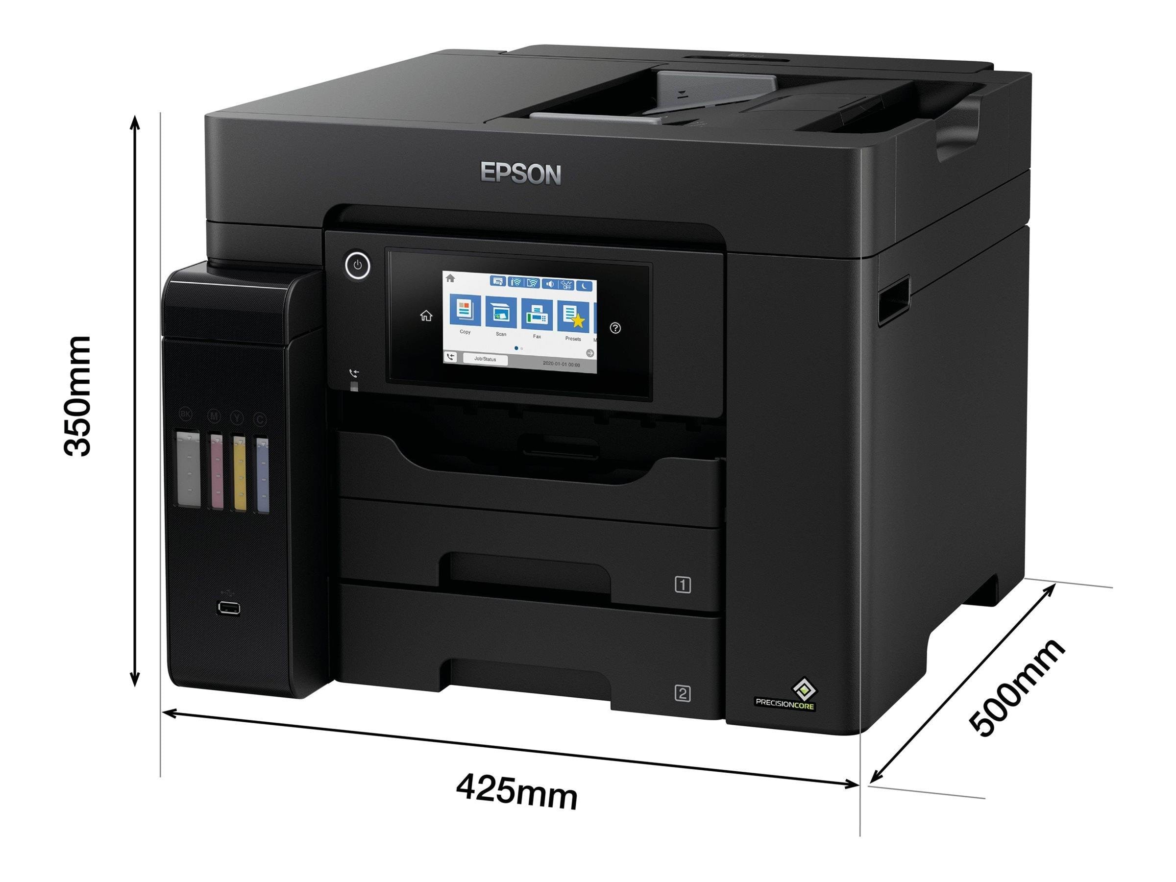Epson Ecotank Et-5855 Multifunktion - Farbe - Tinte - Drucker C11cj29406- Drucker