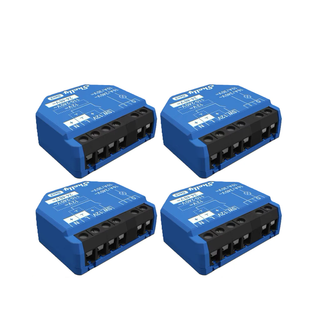 Shelly 1 Gen3 - 4 Pack - Smart Home