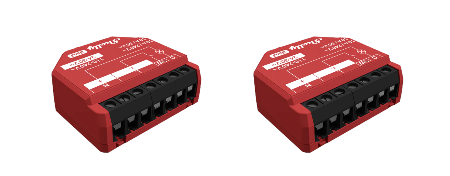 Shelly 1pm Gen3 - 2 Pack - Smart Home