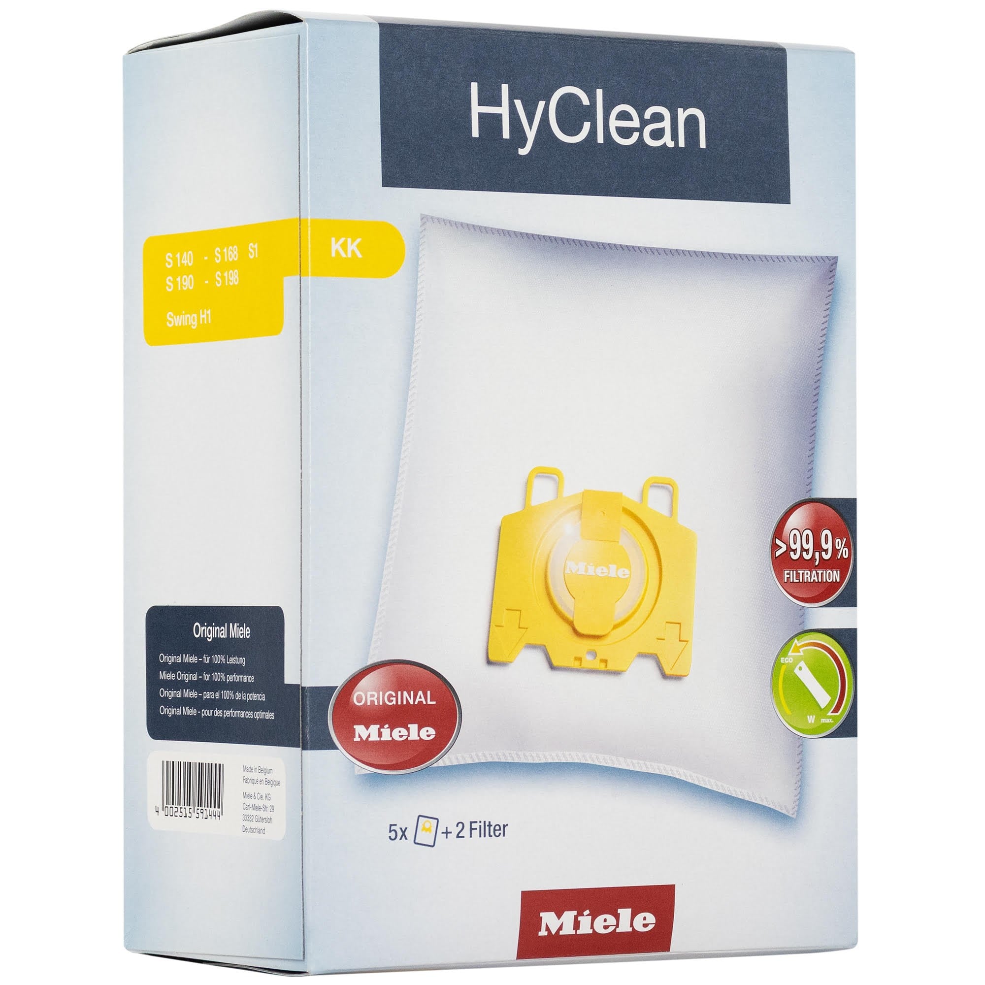 Miele Hyclean Dustbags - Staubsaugerbeutel 4002515591444