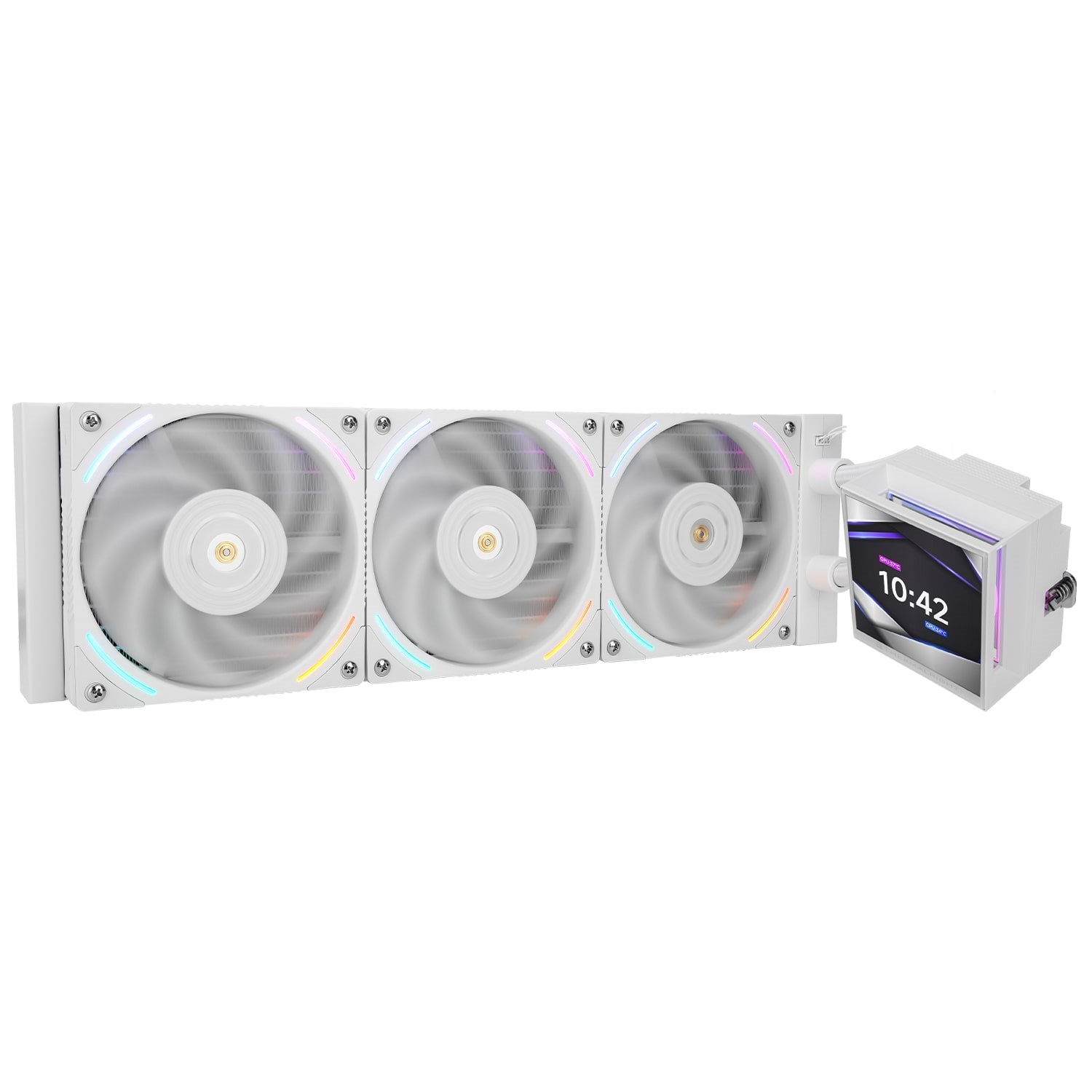 Thermalright Hyper Vision 360 Argb White - Cpu-wasserkühlung - Max 27 Dba - Cpu Kuehler Weiß Mit Rgb-beleuchtung