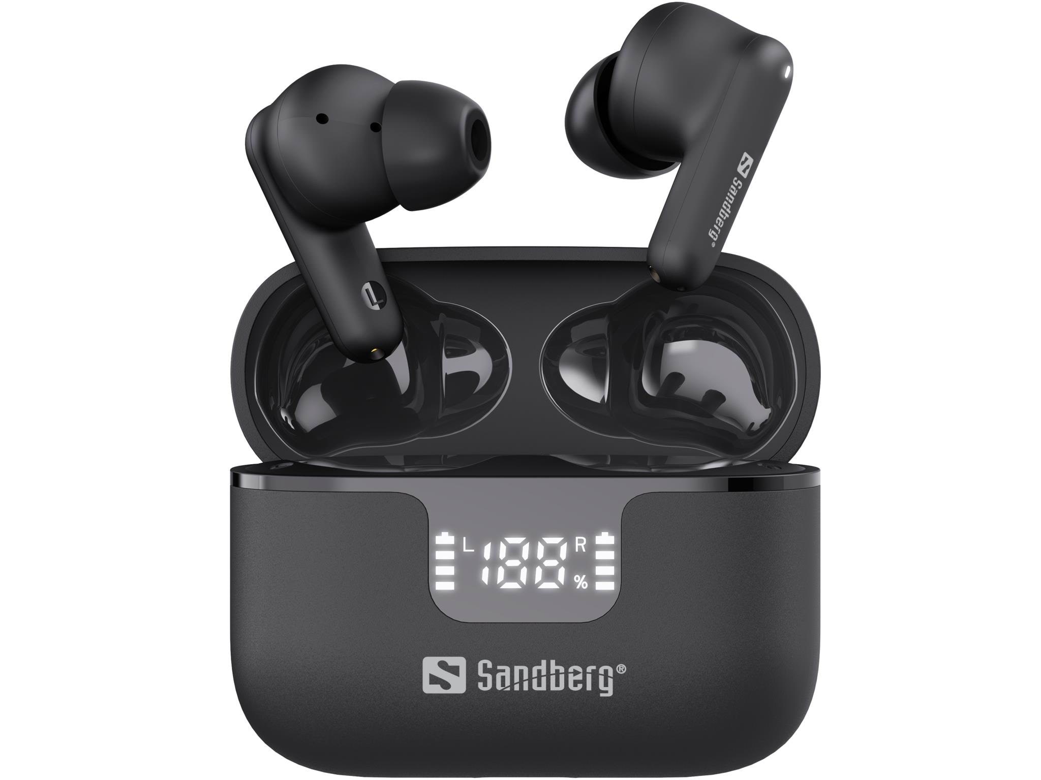 Kopfhörer - Sandberg Wireless Earbuds Anc+Enc - Kopfhoerer/headsets Schwarz 126-52