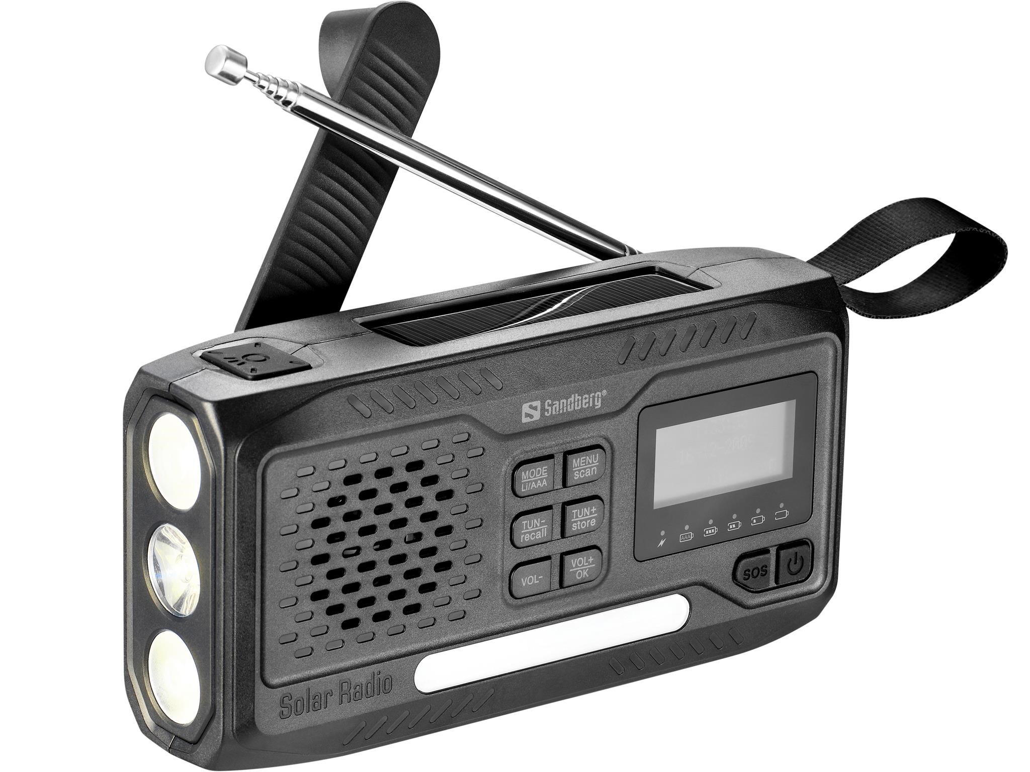 Sandberg Survivor Dab Radio All-in-1 - Dab+/FM - Dab Netzwerk Und Radiowecker