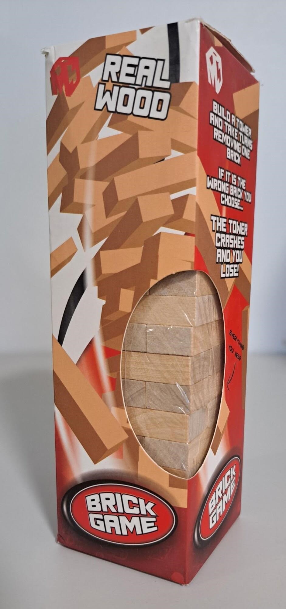 Amo Games Tumbling Tower Wood Mini 48 Pcs - Brettspiele
