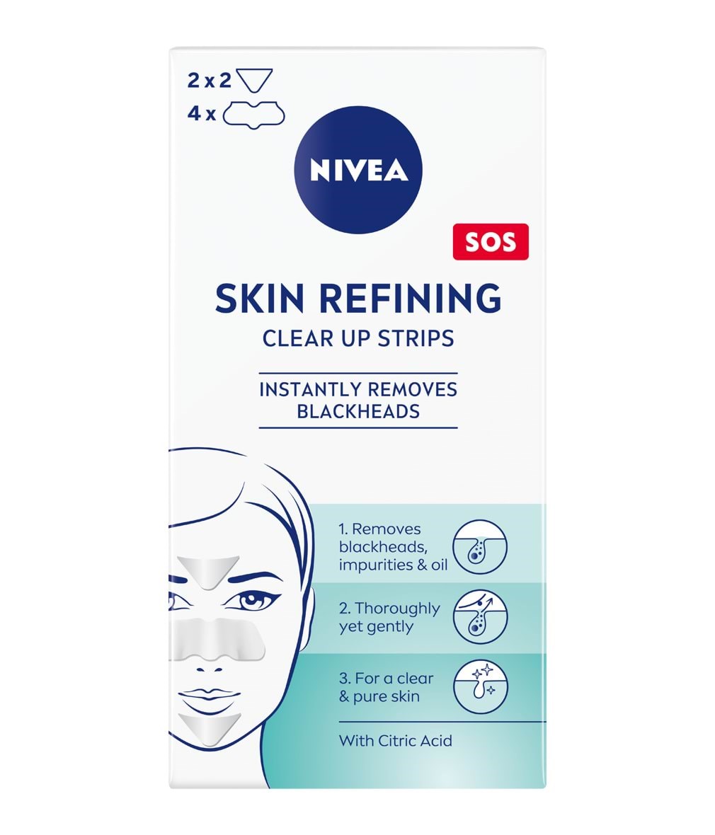 Nivea Hautverfeinernde Clear-up Strips 6 Stück - Gesichtspflege