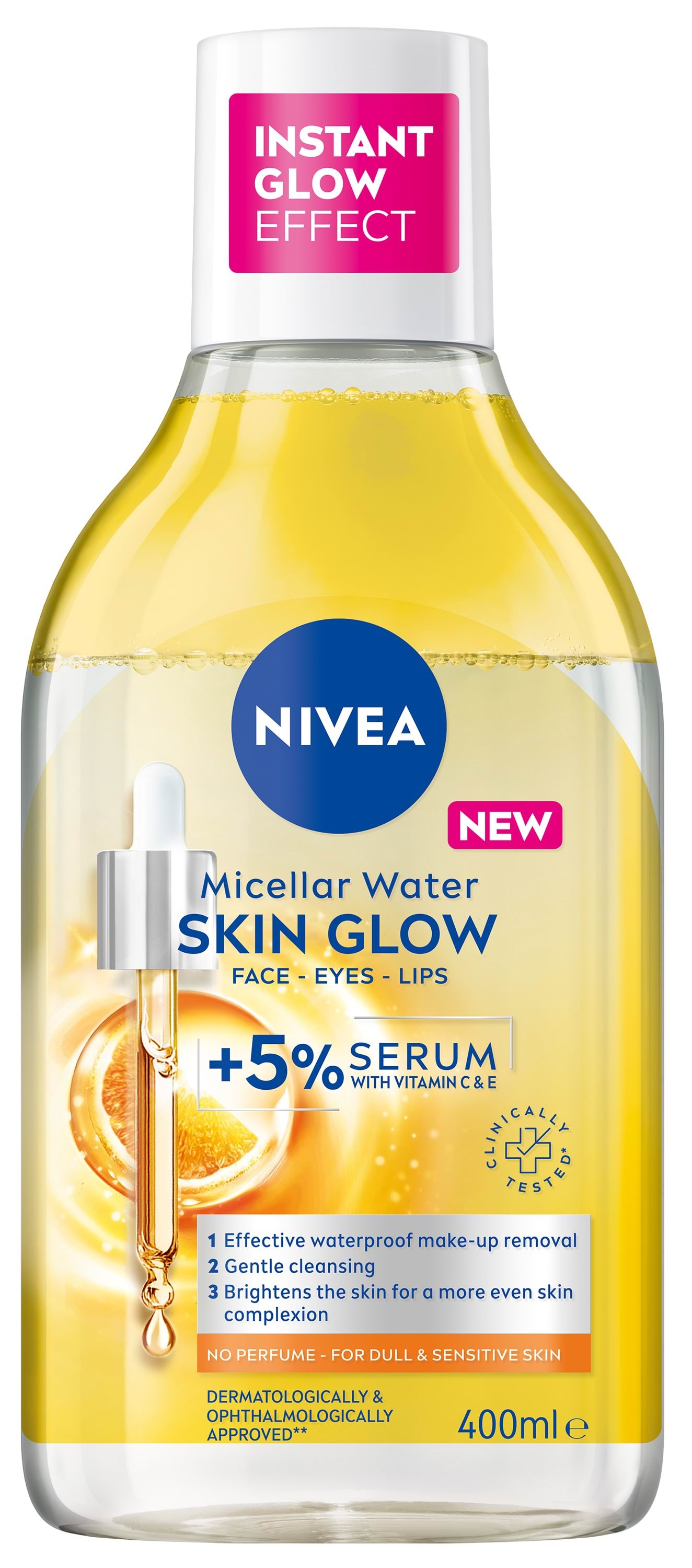 Nivea Mizellenwasser Skin Glow 400ml - Gesichtspflege