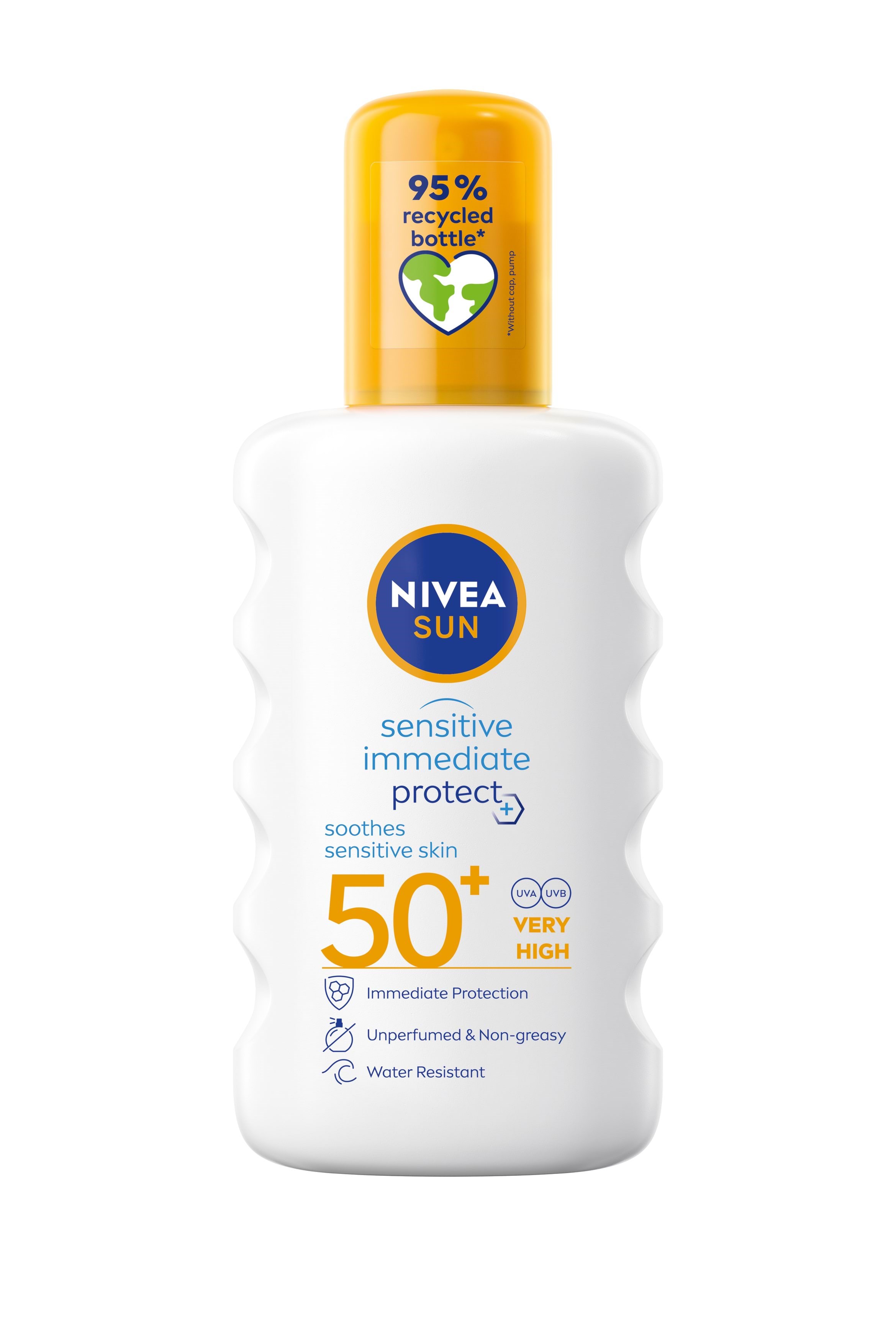 Nivea Sensitive Soothing Spray Spf50+ 200ml - Koerperpflege