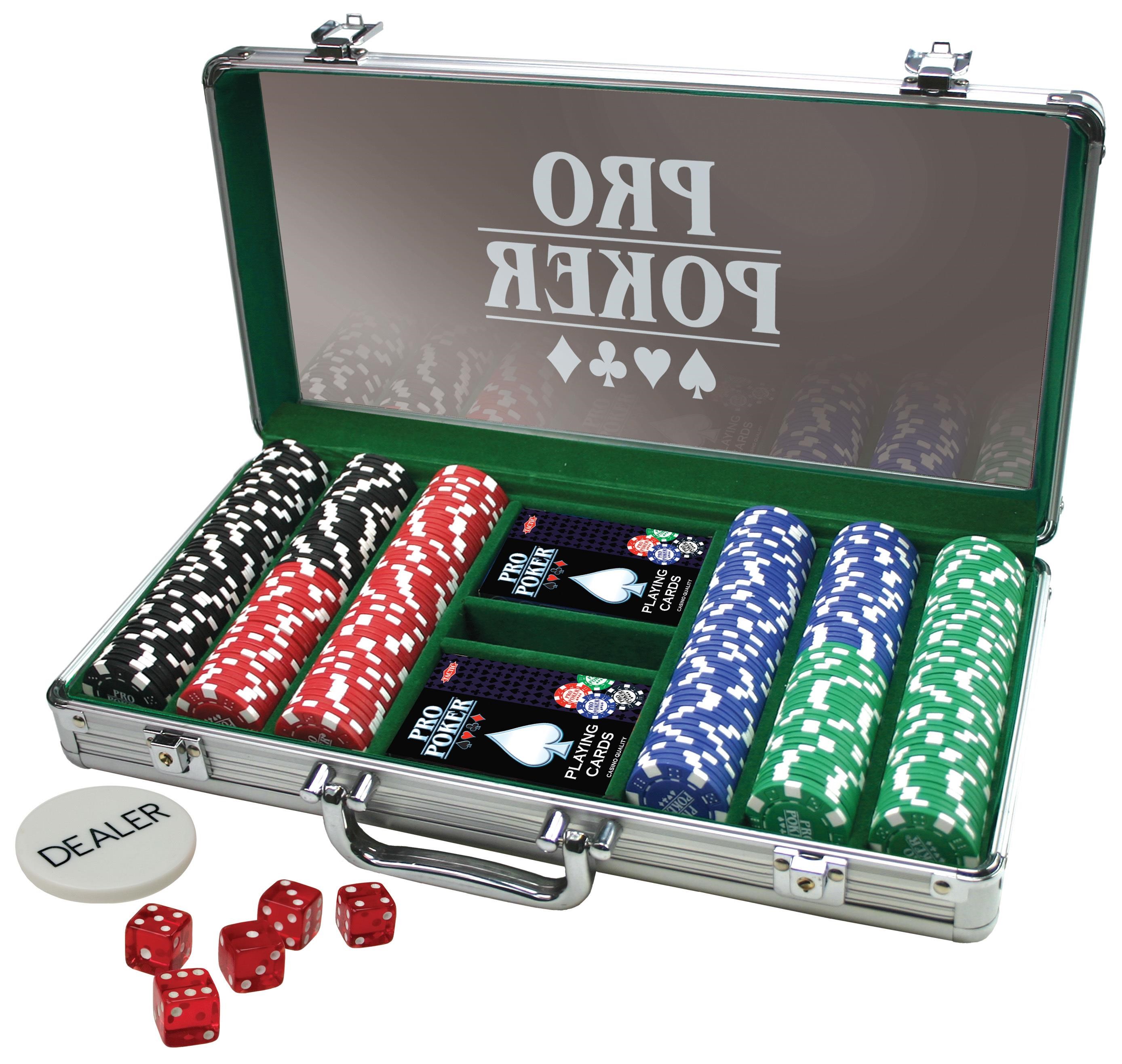 Tactic - Pro Poker Case 300 Chips - Brettspiele 03092