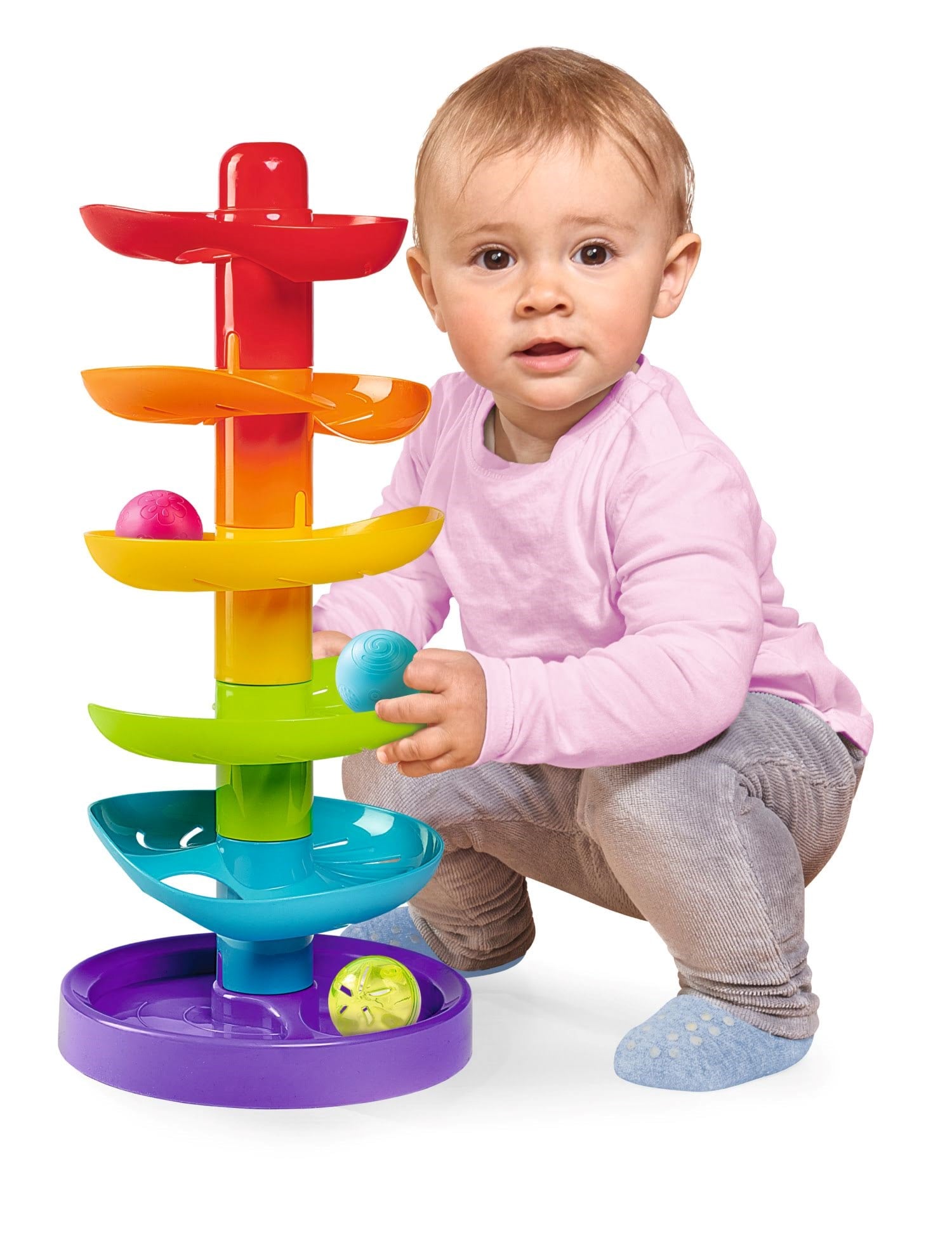 Abc Rainbow Ball Drop Tower - Baby Spielzeug