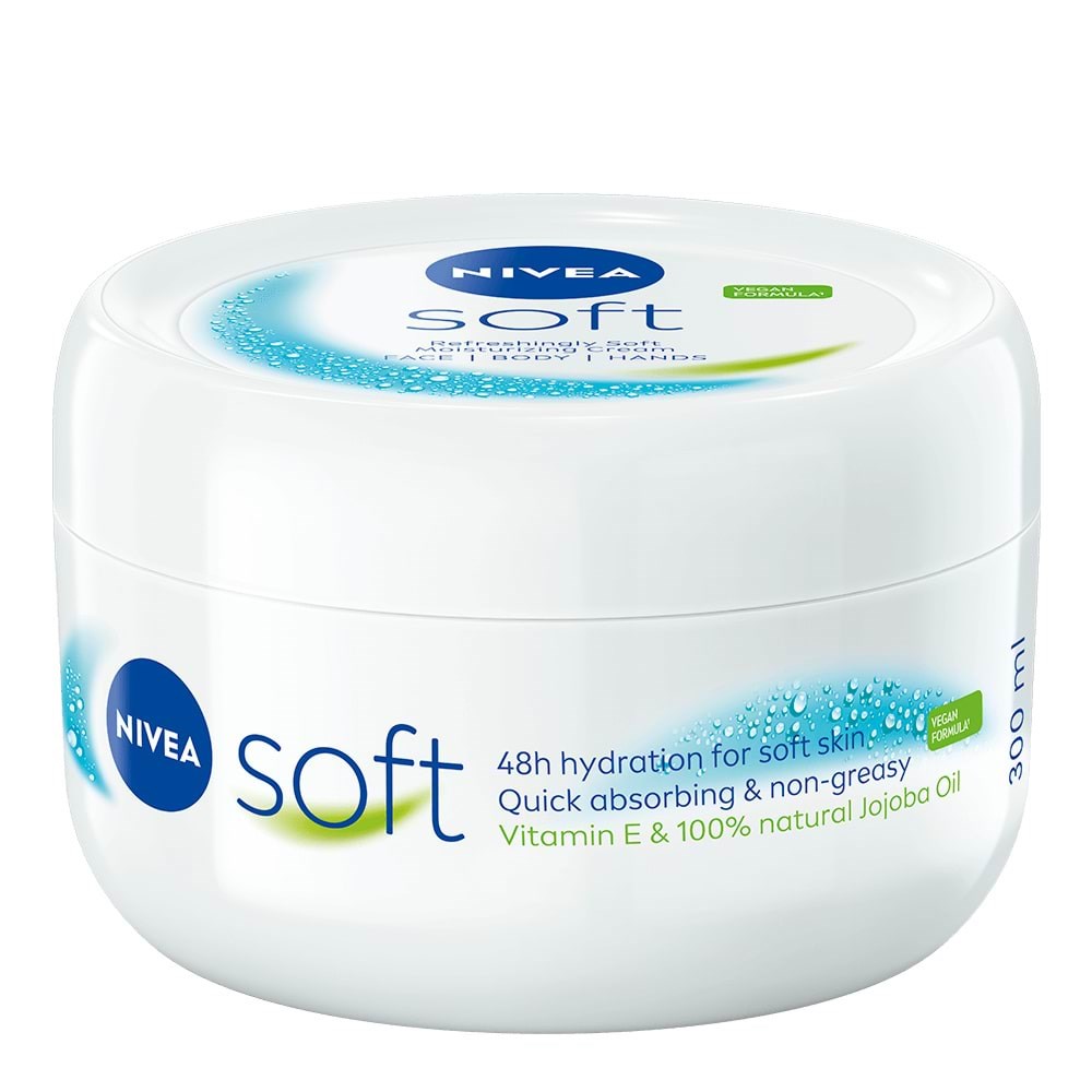 Nivea Nivea Soft Erfrischende Feuchtigkeitscreme 300ml - Koerperpflege
