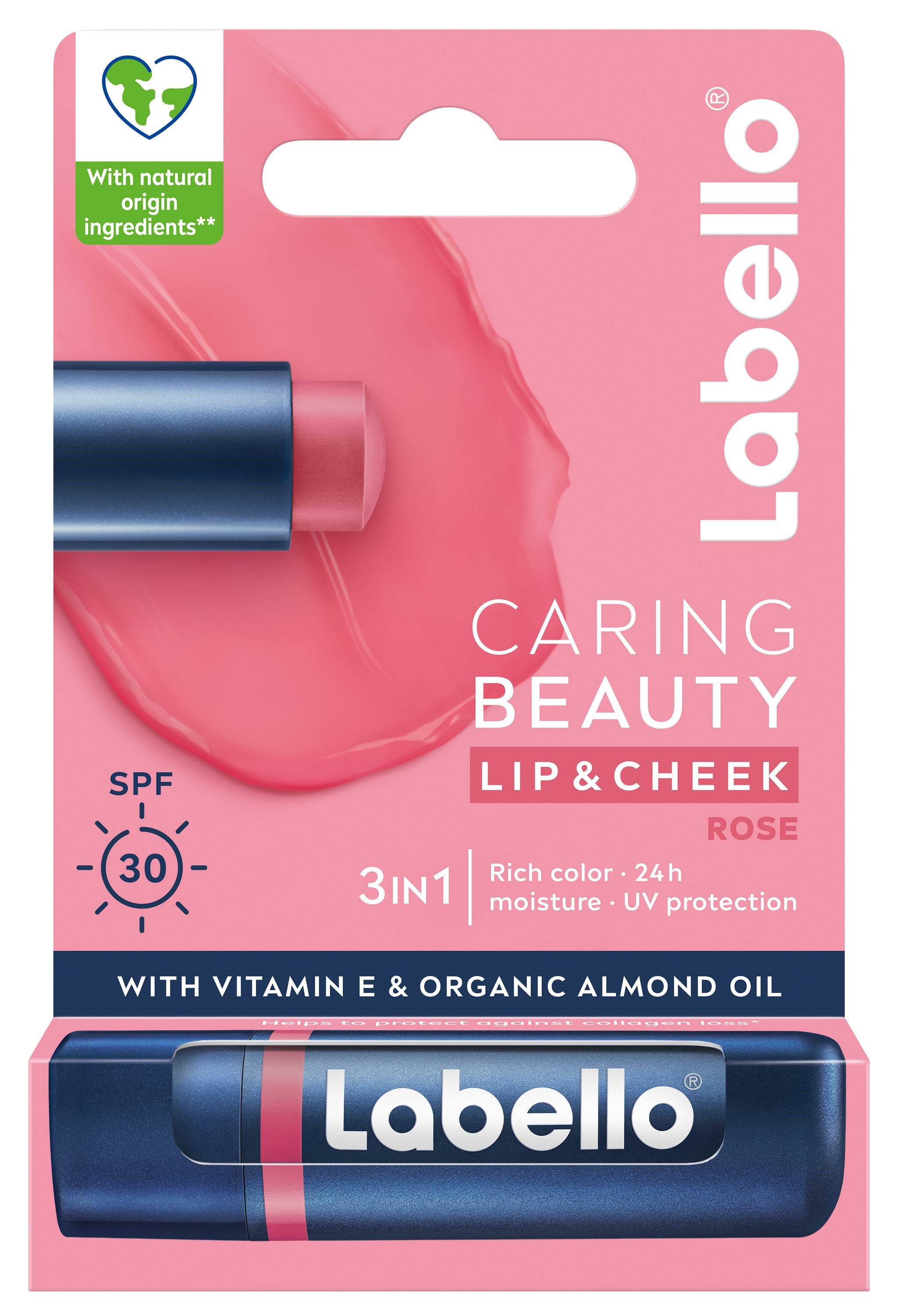 Labello Caring Beauty, Rose Nude 4,8g - Gesichtspflege 6001051006151