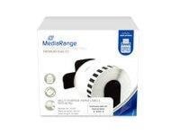 Mediarange - Labels - 1 Roll(s) - Roll (6.2 cm x 30.48 m) (Alternative For: Brother Dk-22205) - Papier Fotopapier Und Etiketten Mrbdk22205