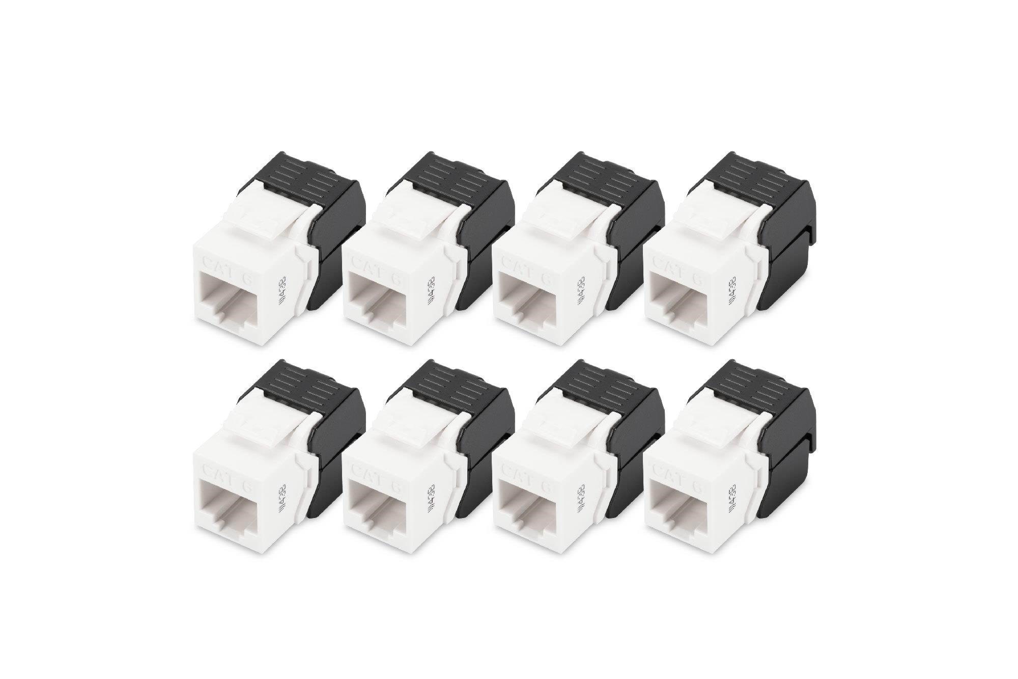 Digitus Cat 6 Keystone Jack (8-pack) - Netzwerkzubehoer Dn-93603-8