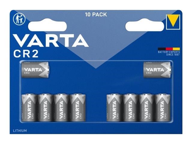 Varta Professional Battery - Cylindrical - 10 x Cr2 - Primary Lithium Manganese - Batterien Und Batteriegriffe 6206301461