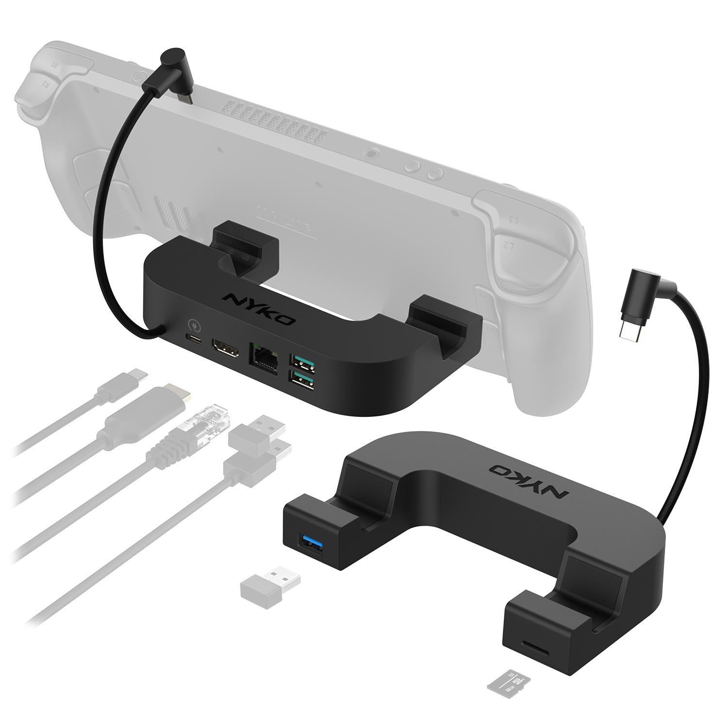 Nyko Power Dock 7-in-1 Usb-c Docking Station - Steam Deck - Gaming Zubehoer 303583